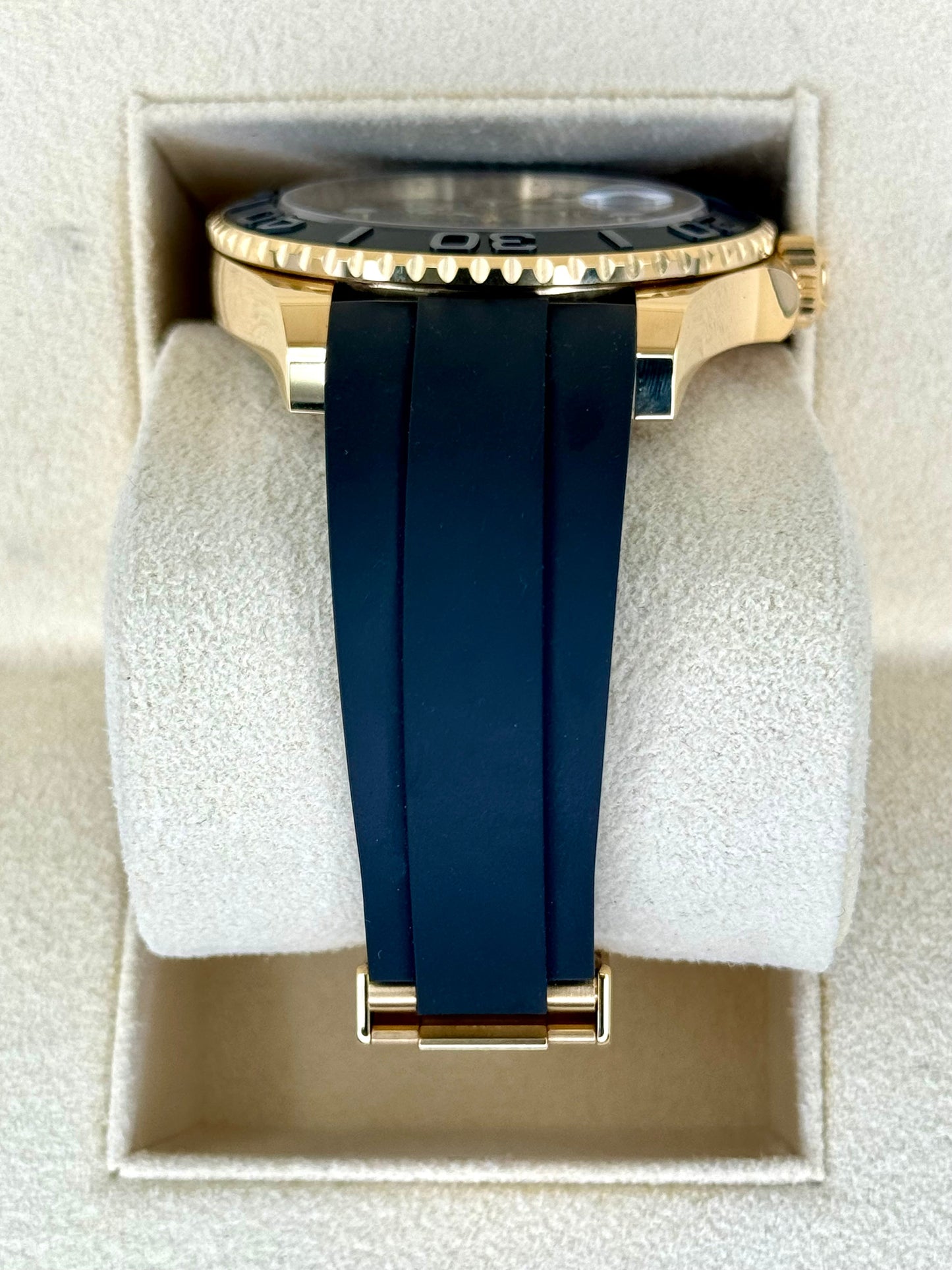 NEW 2024 Rolex Yacht-Master 42mm 226658 Gold Oysterflex Black Dial - MyWatchLLC