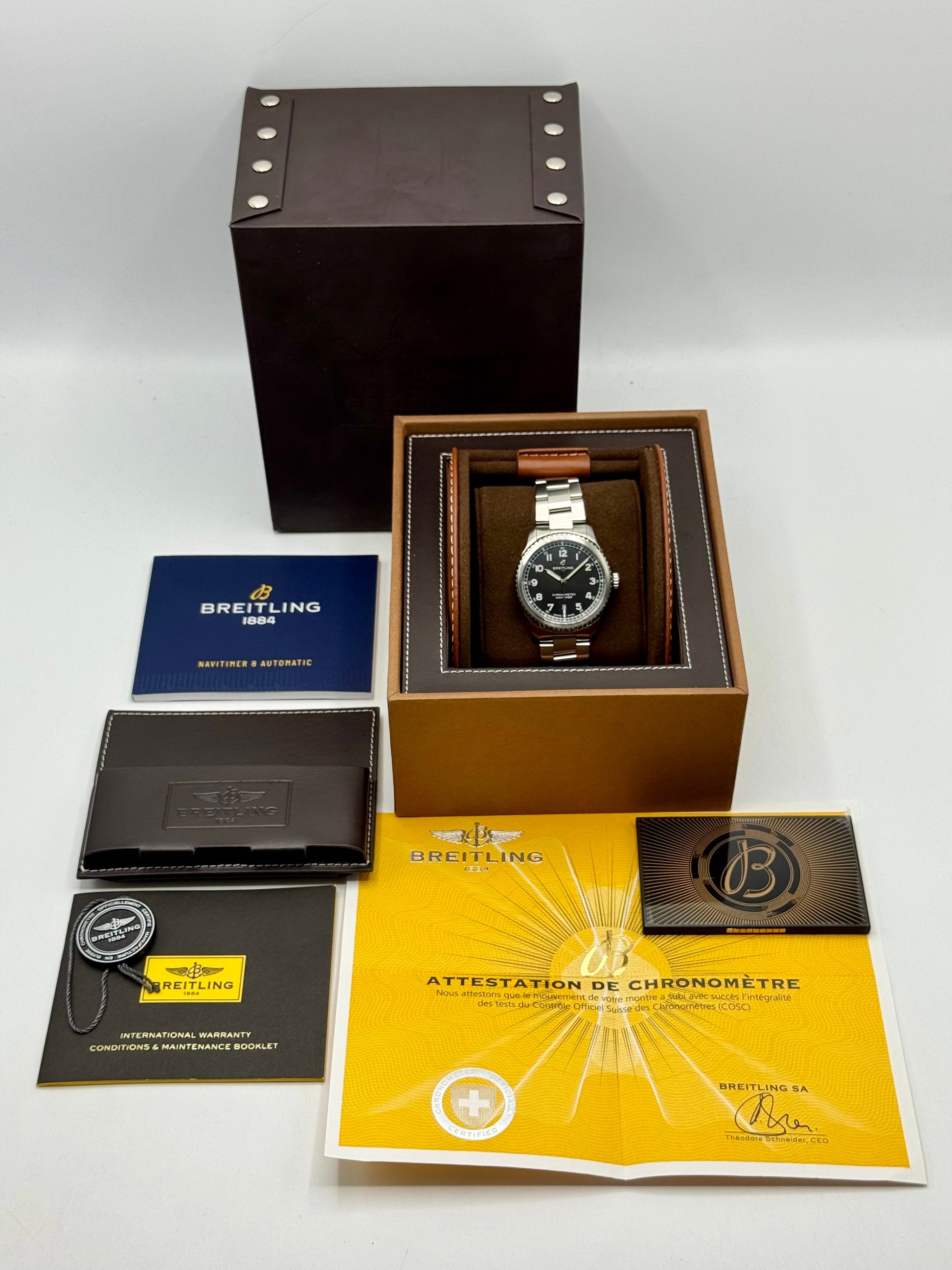 2019 Breitling Navitimer 8 Automatic 41mm A17314101B1A1 Black Dial - MyWatchLLC