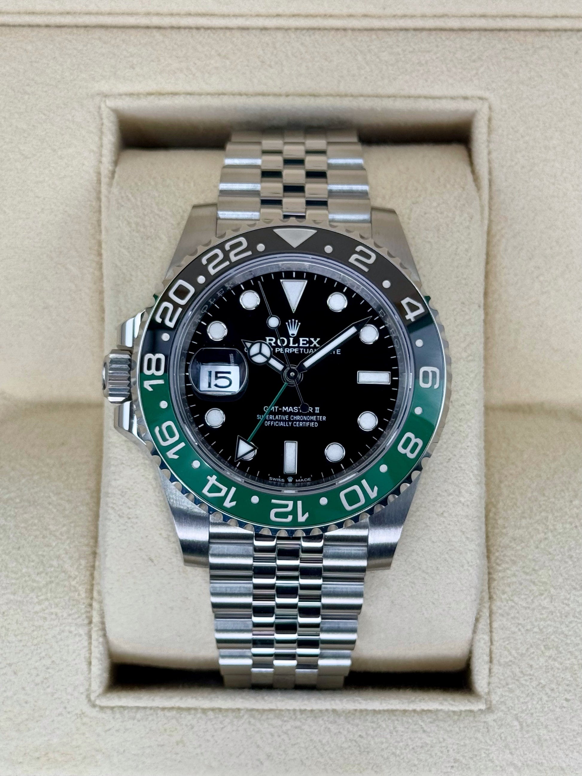 2023 Rolex GMT Master-II "Sprite" 40mm 126720VTNR Jubilee - MyWatchLLC
