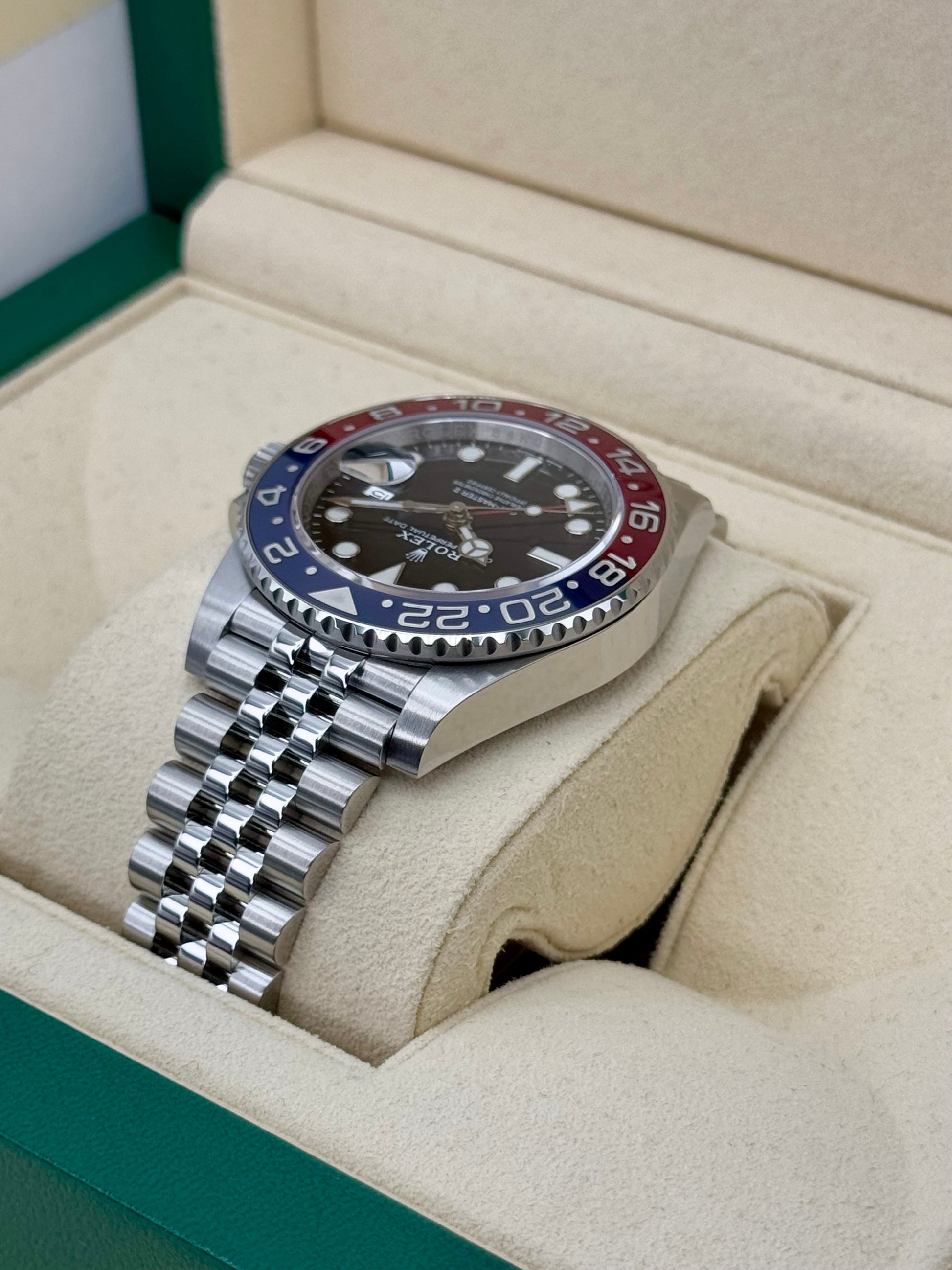 2020 Rolex GMT Master-II "Pepsi" 40mm 126710BLRO Jubilee - MyWatchLLC