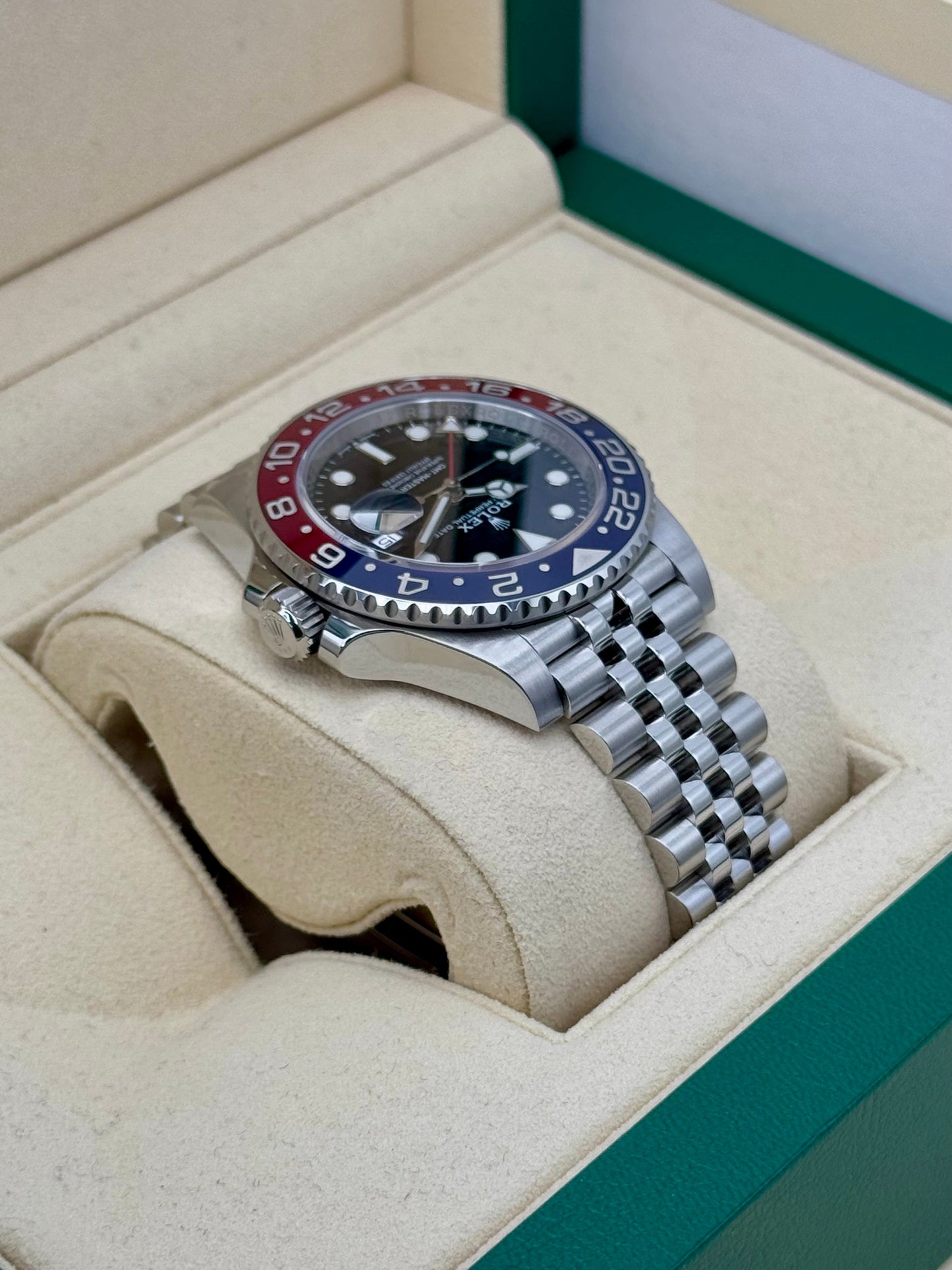 2020 Rolex GMT Master-II "Pepsi" 40mm 126710BLRO Jubilee - MyWatchLLC