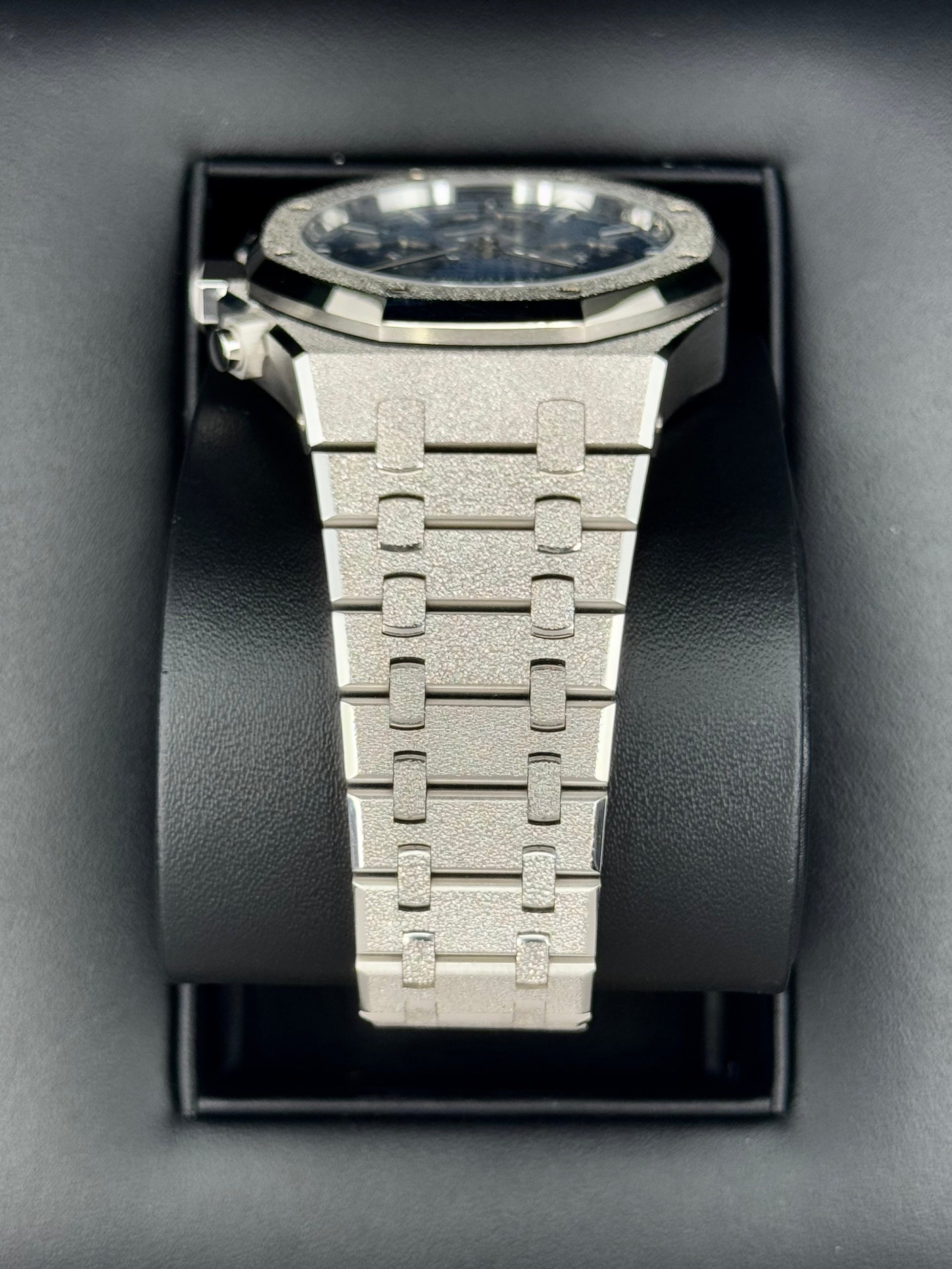 2023 Audemars Piguet 26240BC Frosted White Gold Blue Dial - MyWatchLLC