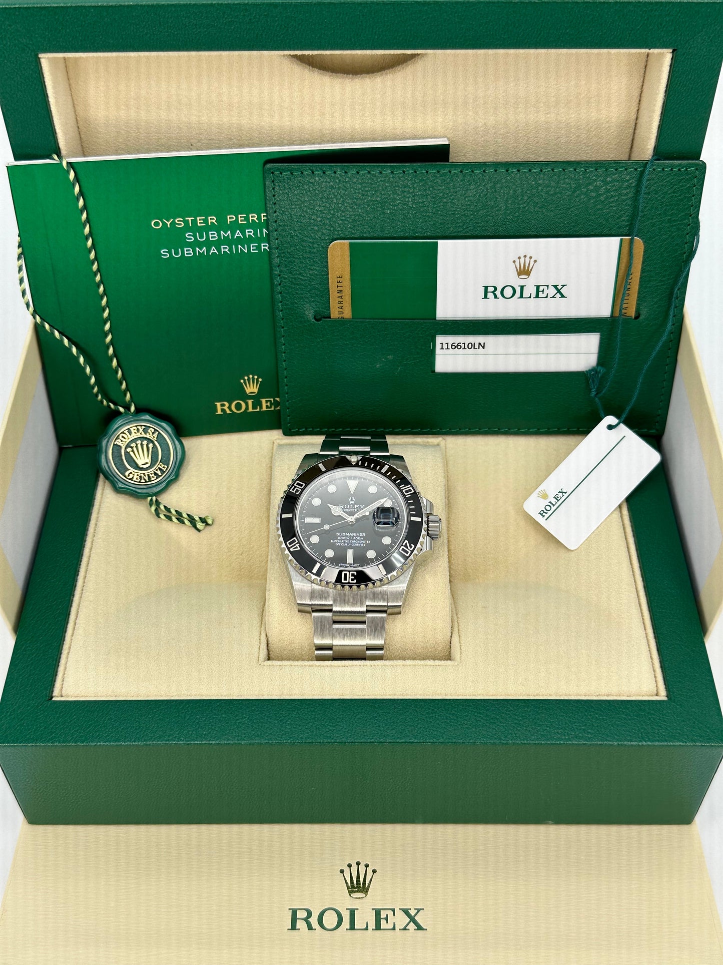 2018 Rolex Submariner 40mm 116610LN Stainless Steel Black Dial - MyWatchLLC