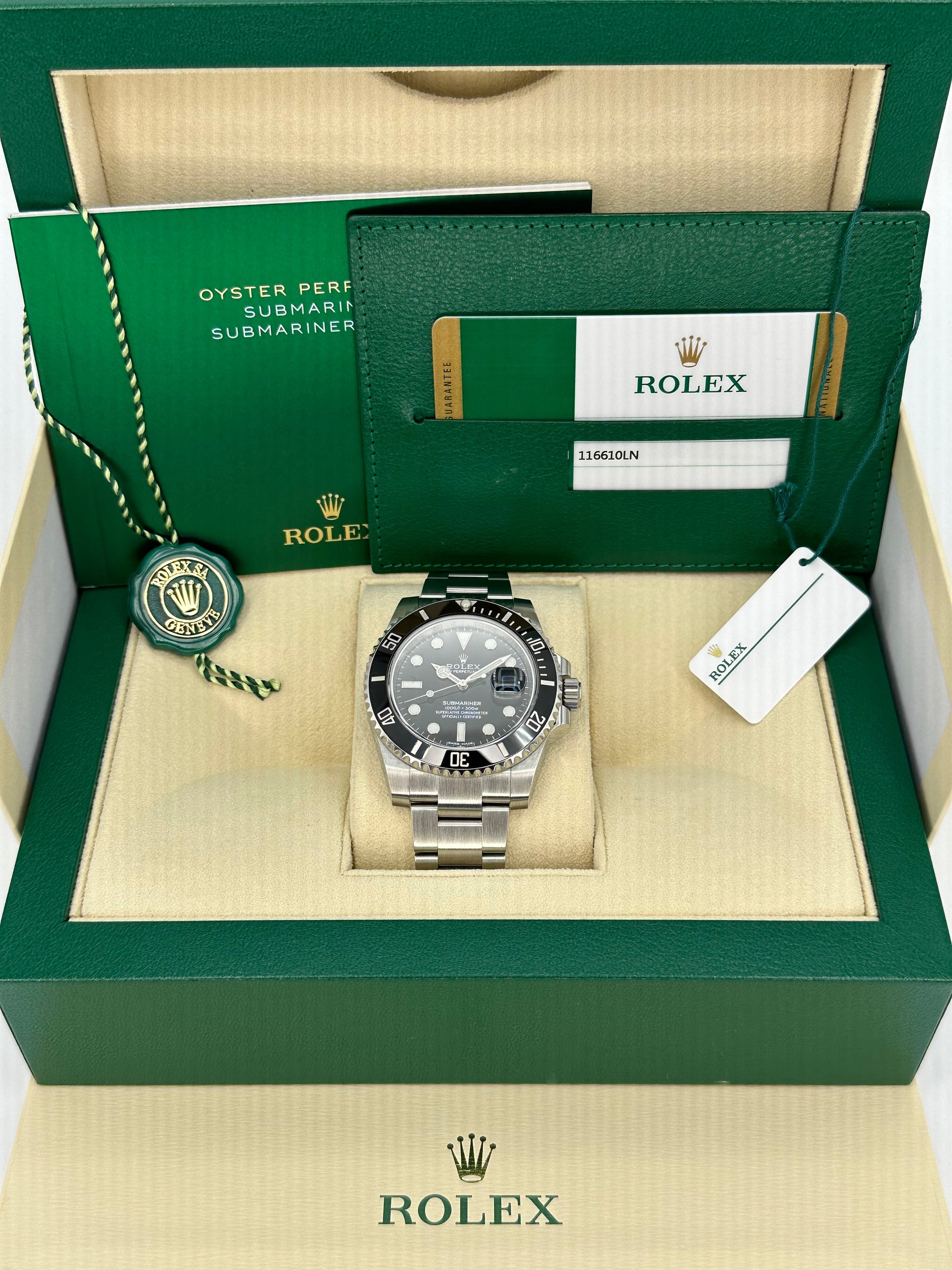 2018 Rolex Submariner 40mm 116610LN Stainless Steel Black Dial - MyWatchLLC