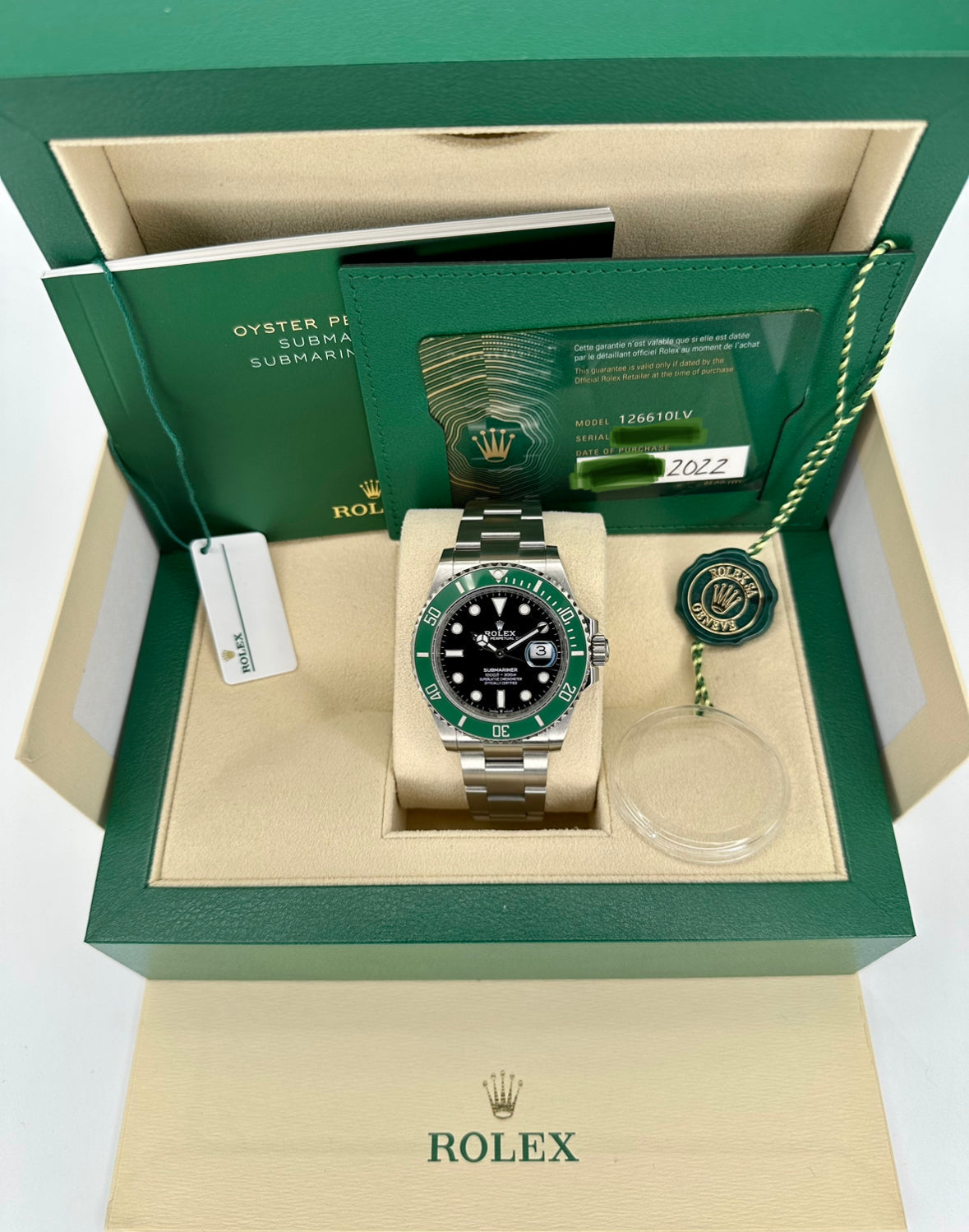 2022 Rolex Submariner Date “Starbucksâ€?41mm 126610LV Oyster Black Dial - MyWatchLLC