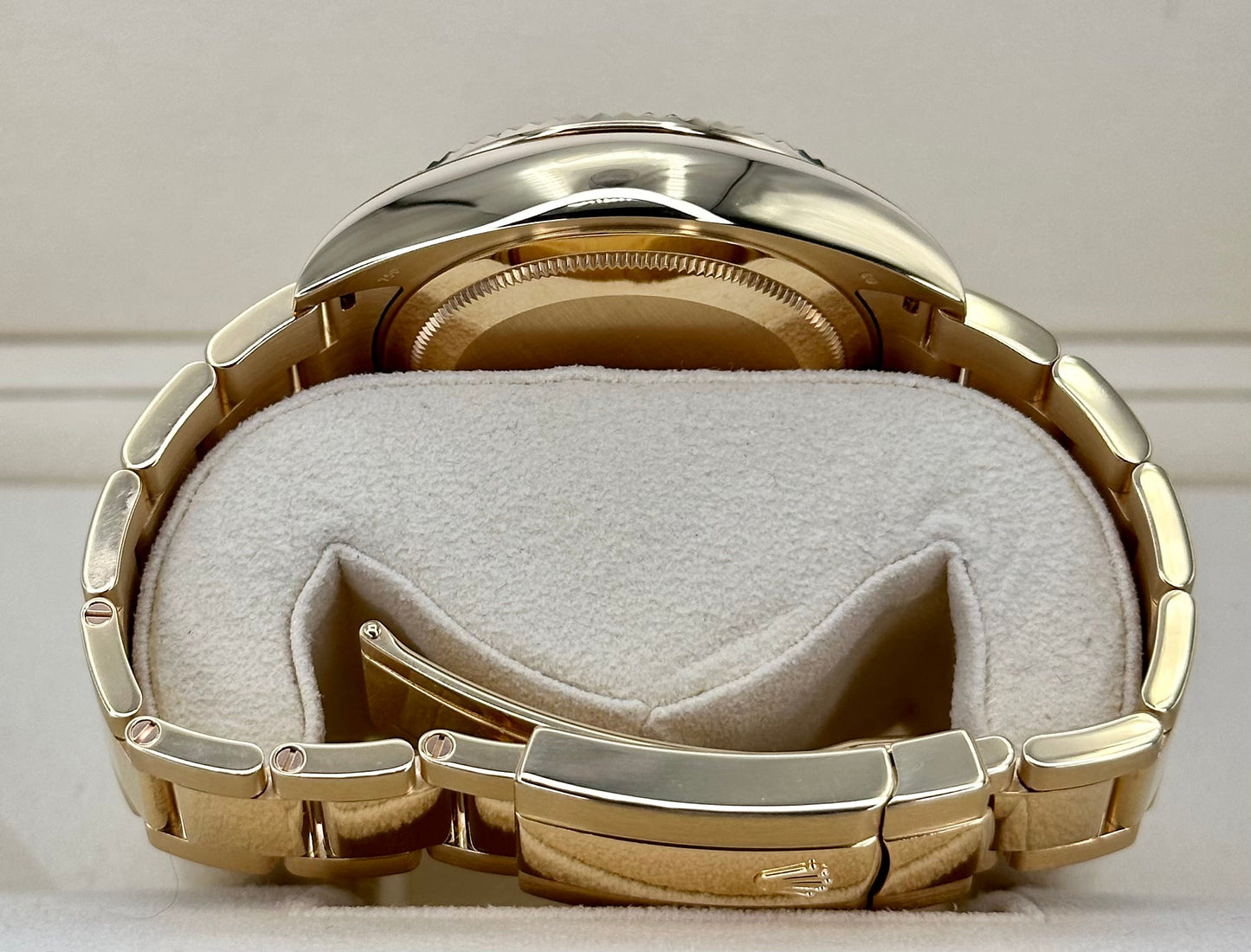 2017 Rolex Sky-Dweller 42mm 326938 Yellow Gold Champagne Dial - MyWatchLLC