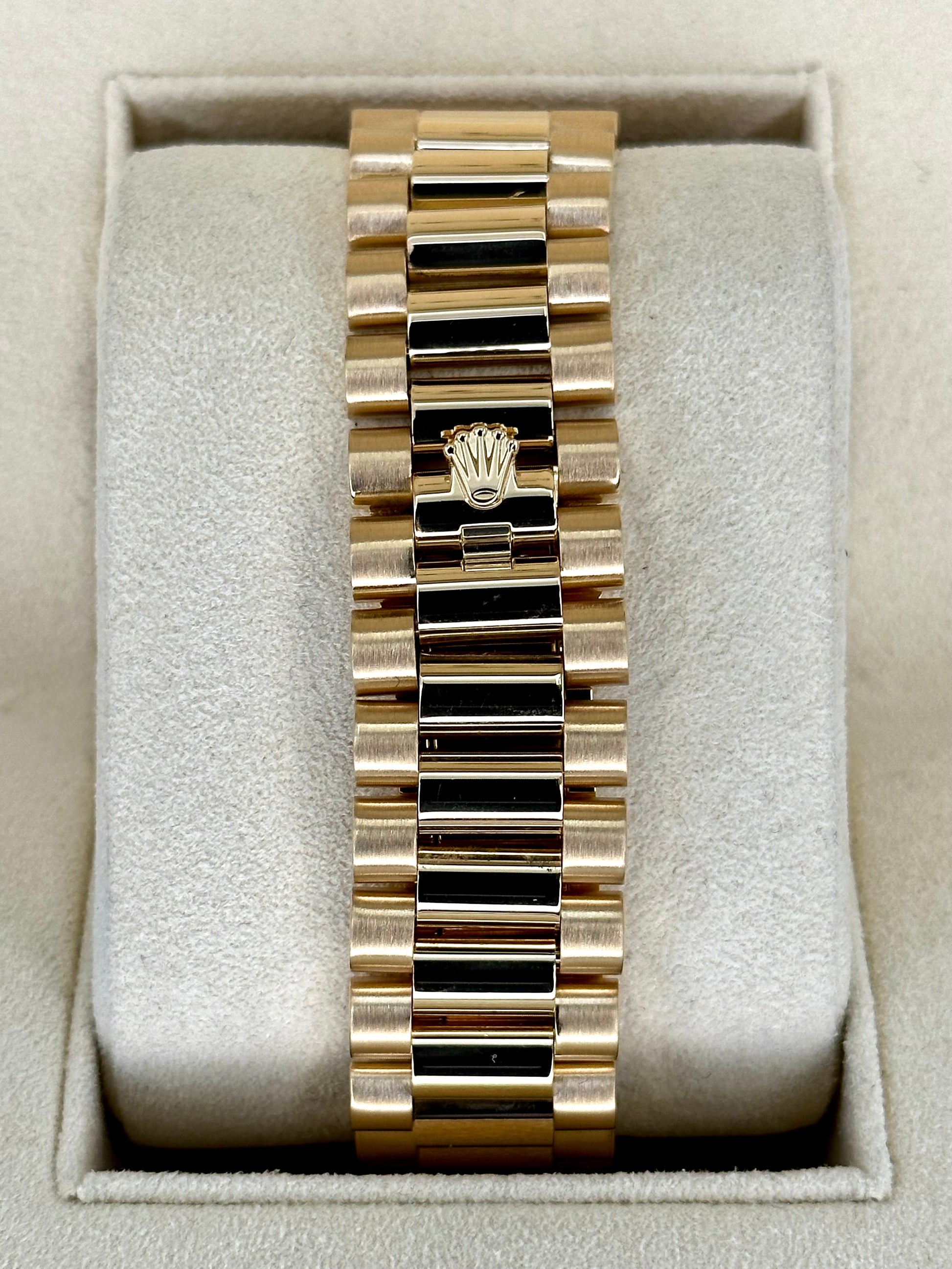 2017 Rolex Day-Date 40mm 228238 Gold Presidential Sundust Dial - MyWatchLLC