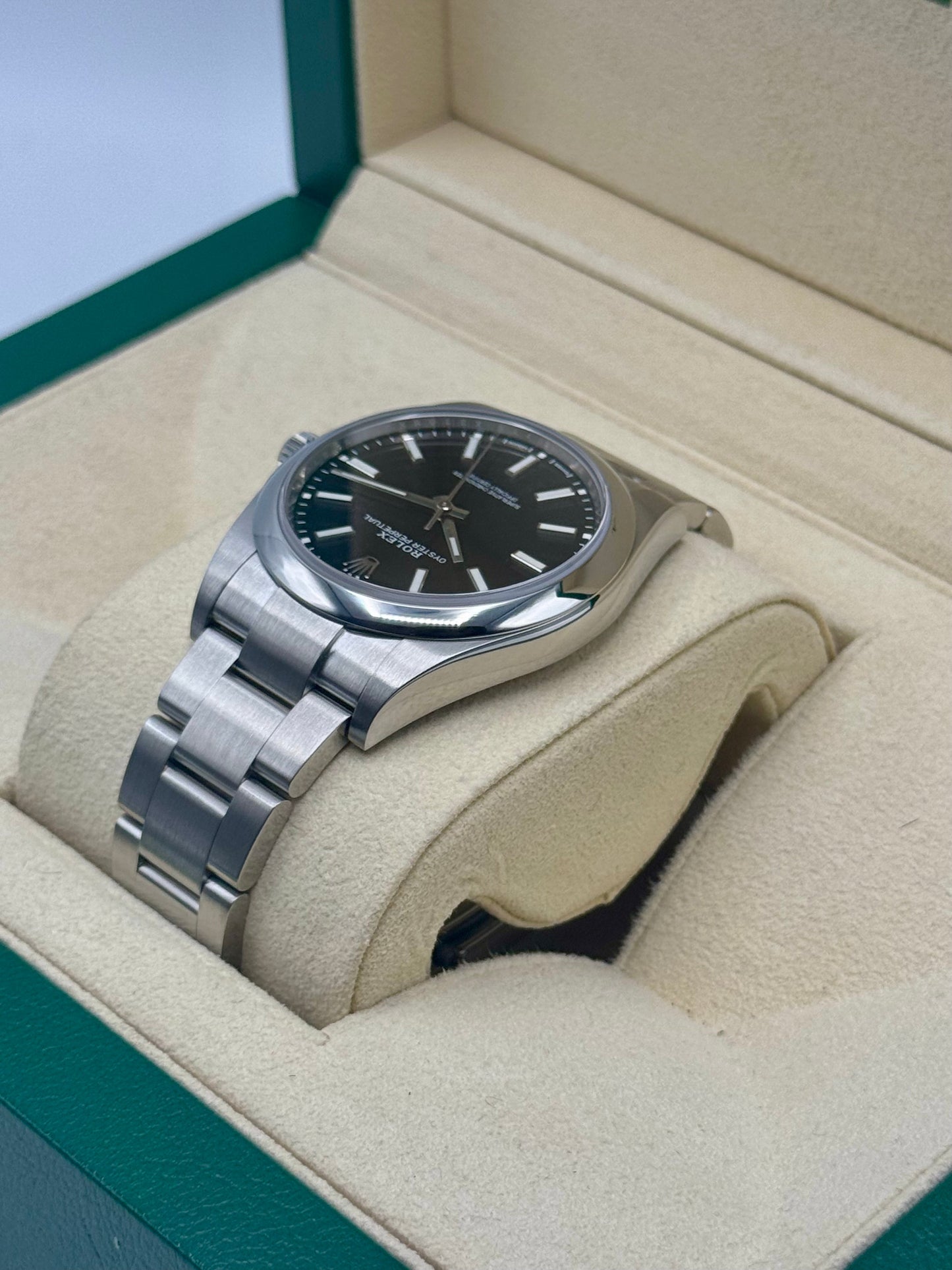 2019 Rolex Oyster Perpetual 39mm 114300 Black Dial - MyWatchLLC