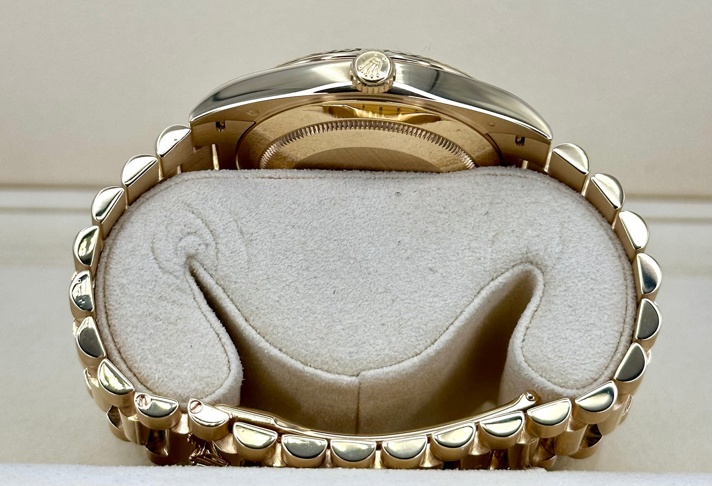 2017 Rolex Day-Date 40mm 228238 Gold Presidential Sundust Dial - MyWatchLLC