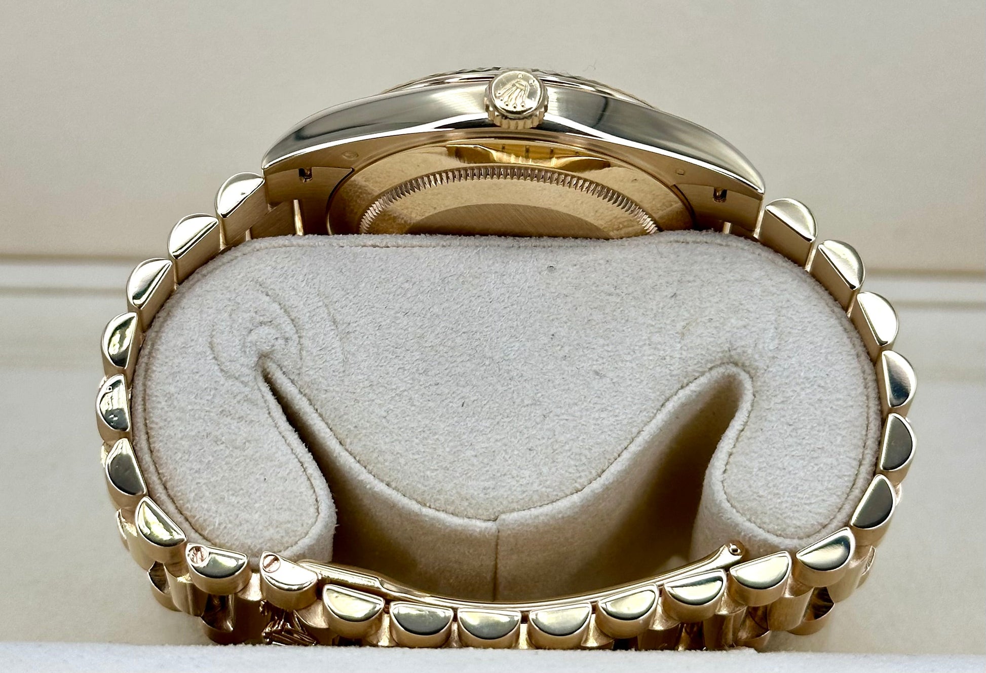 2017 Rolex Day-Date 40mm 228238 Gold Presidential Sundust Dial - MyWatchLLC