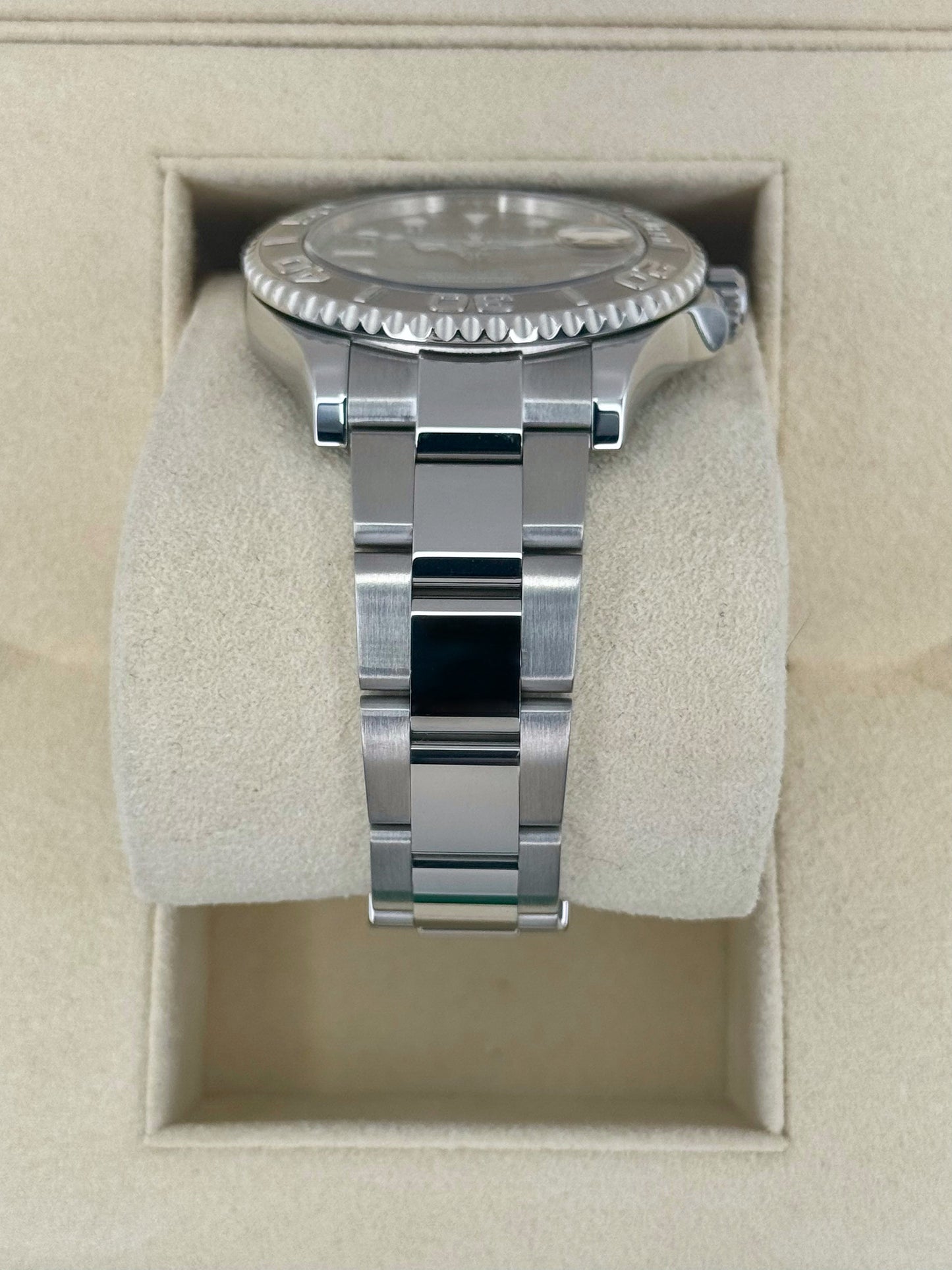 2017 Rolex Yacht-Master 37mm 268622 Stainless Steel Rhodium Dial - MyWatchLLC