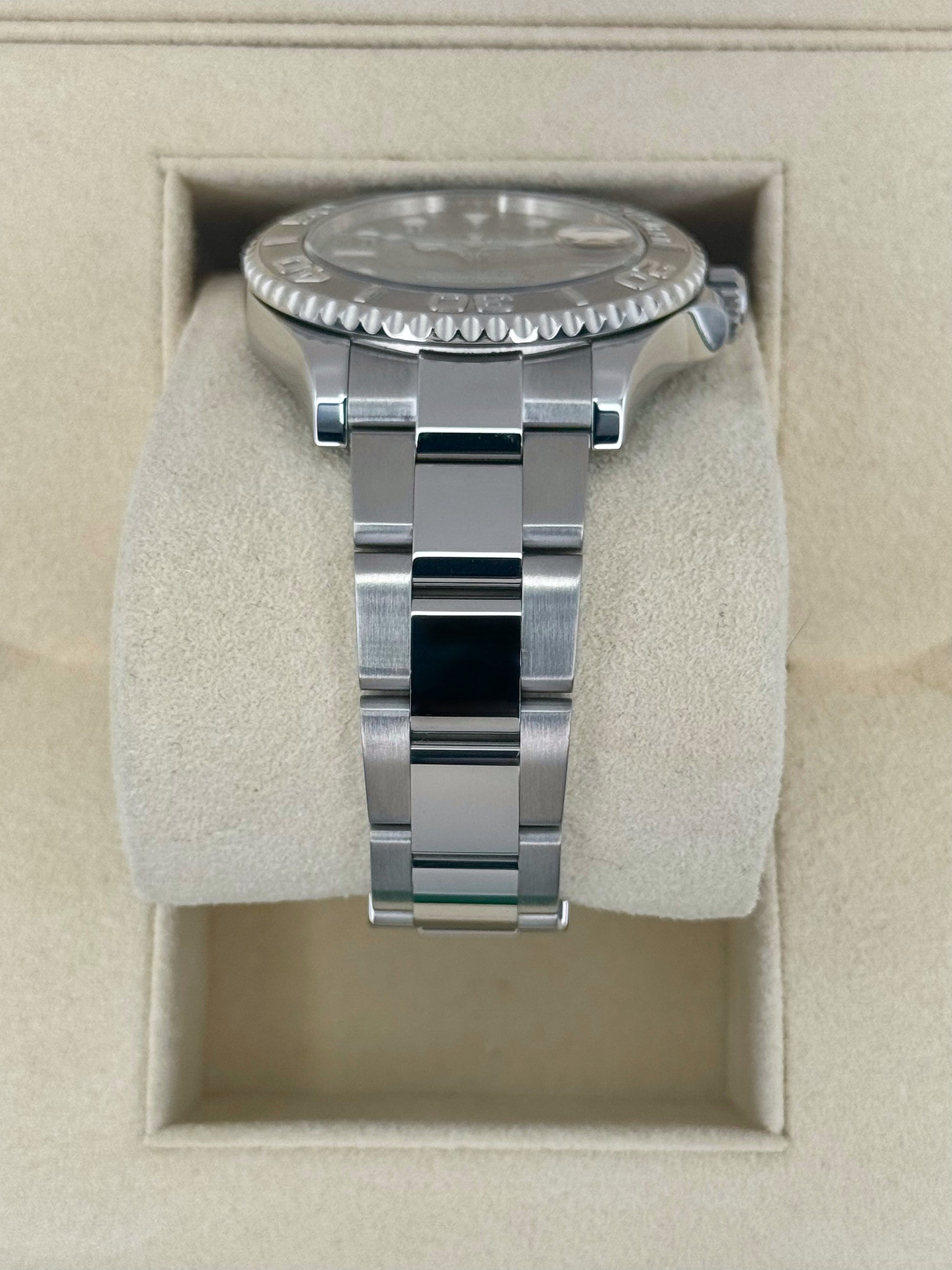 2017 Rolex Yacht-Master 37mm 268622 Stainless Steel Rhodium Dial - MyWatchLLC