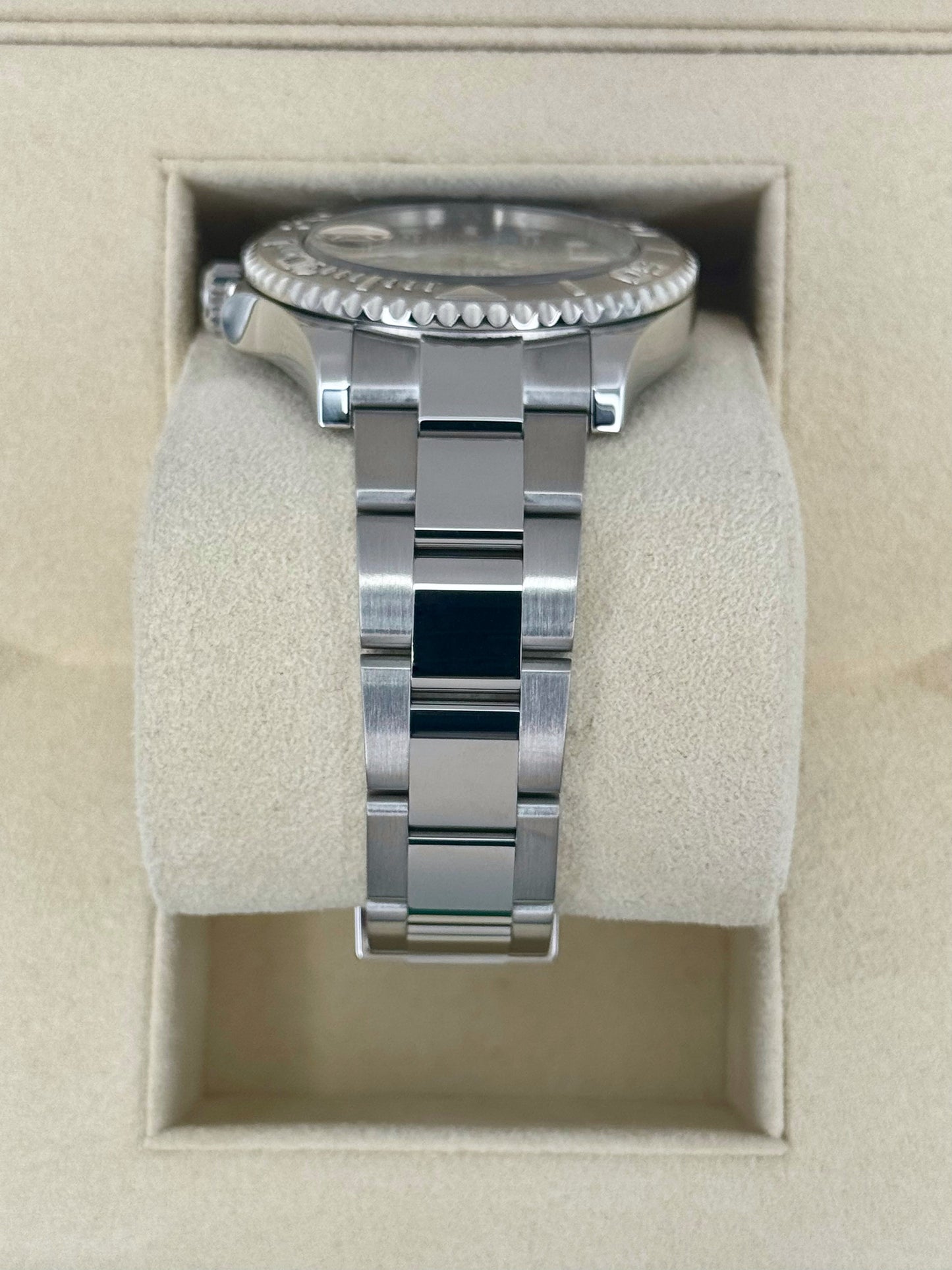 2017 Rolex Yacht-Master 37mm 268622 Stainless Steel Rhodium Dial - MyWatchLLC