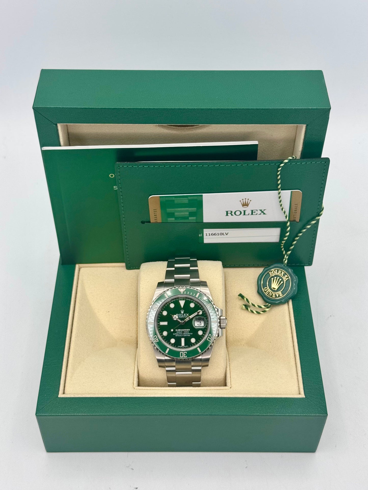 2019 Rolex Submariner "Hulk" 40mm 116610LV Green Dial - MyWatchLLC