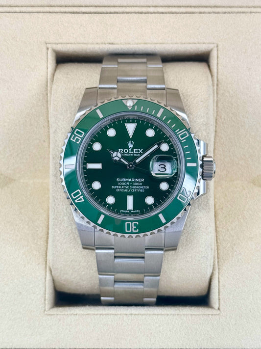 2019 Rolex Submariner "Hulk" 40mm 116610LV Green Dial - MyWatchLLC