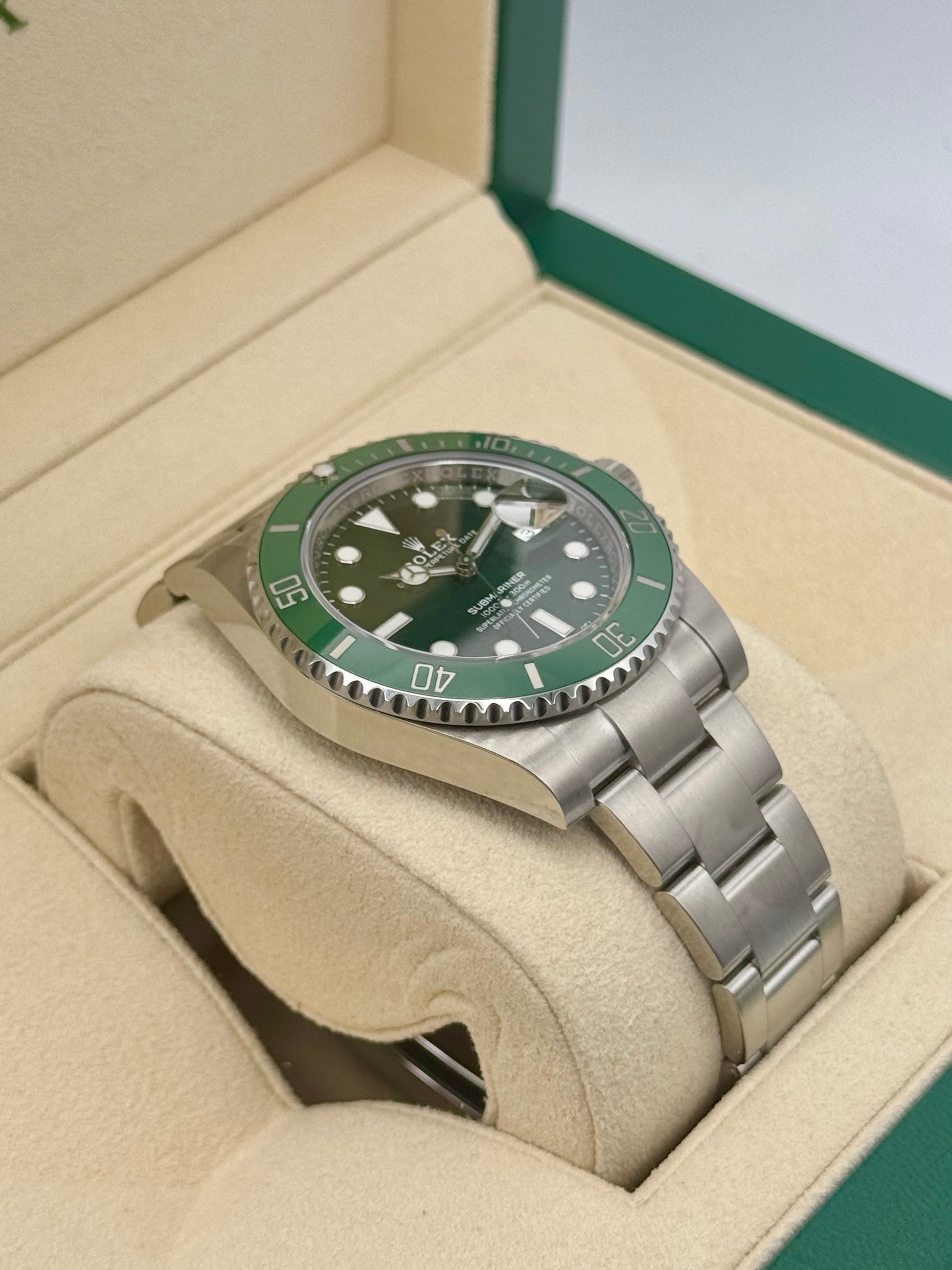 2019 Rolex Submariner "Hulk" 40mm 116610LV Green Dial - MyWatchLLC