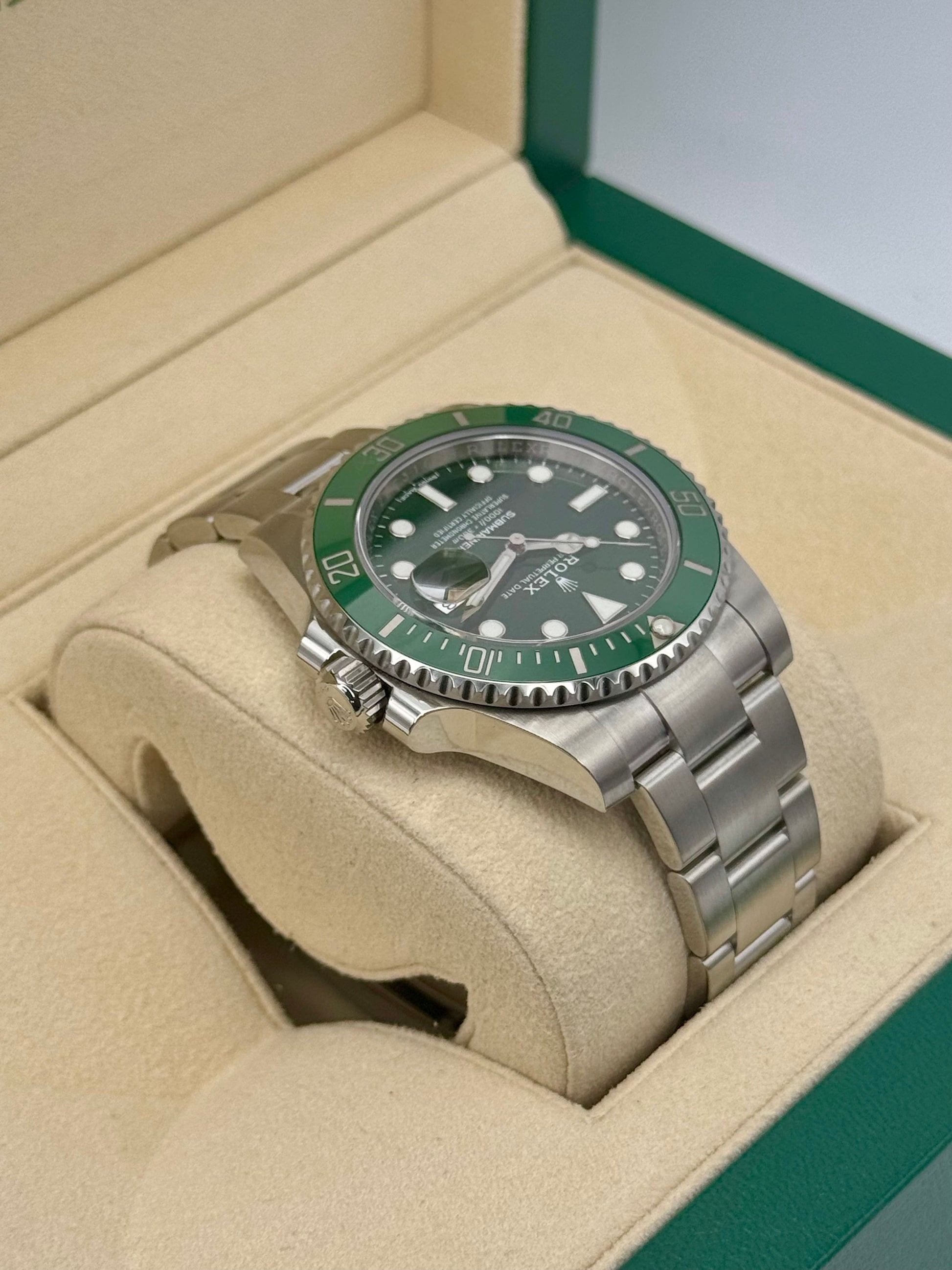2019 Rolex Submariner "Hulk" 40mm 116610LV Green Dial - MyWatchLLC