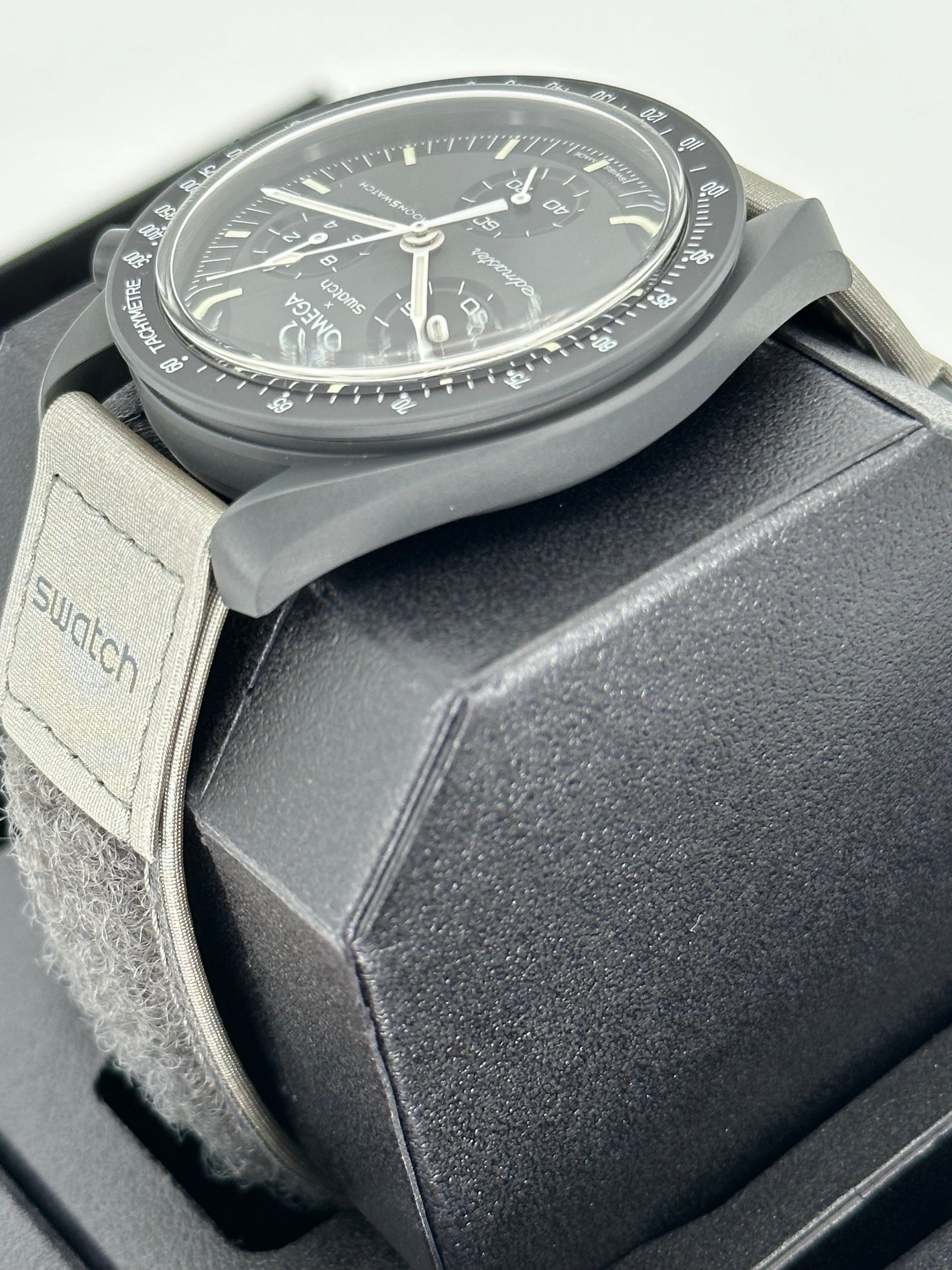 NEW Omega S033A100 Bioceramic Moon Swatch  - Mission to Mercury - MyWatchLLC