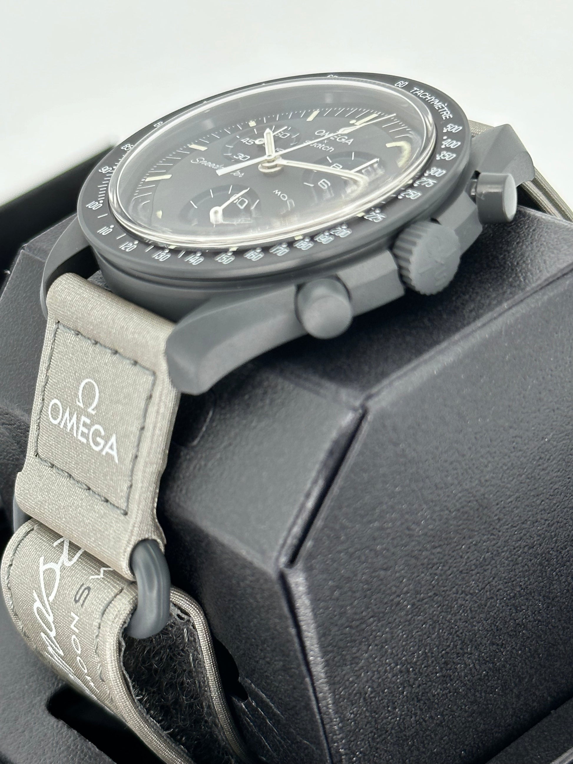 NEW Omega S033A100 Bioceramic Moon Swatch  - Mission to Mercury - MyWatchLLC