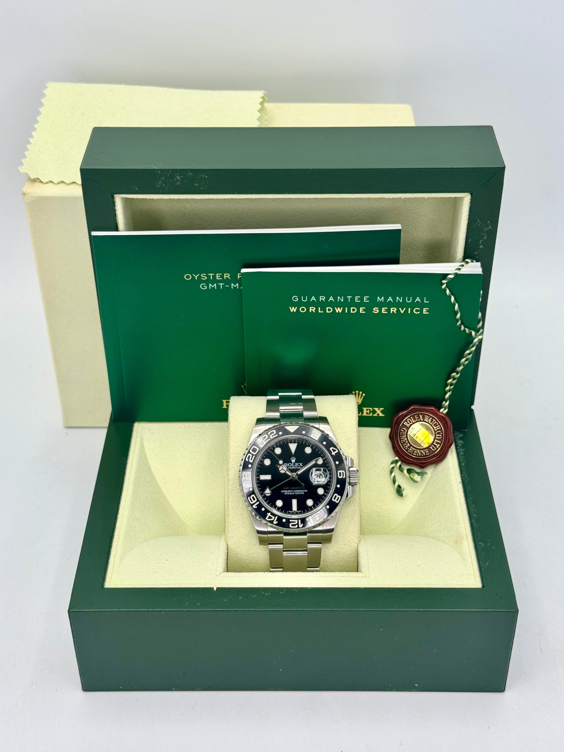 Rolex GMT-Master II 40mm 116710LN Stainless Steel Black Dial - MyWatchLLC