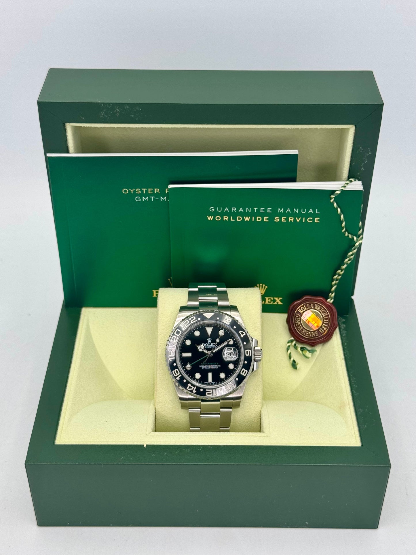 Rolex GMT-Master II 40mm 116710LN Stainless Steel Black Dial - MyWatchLLC