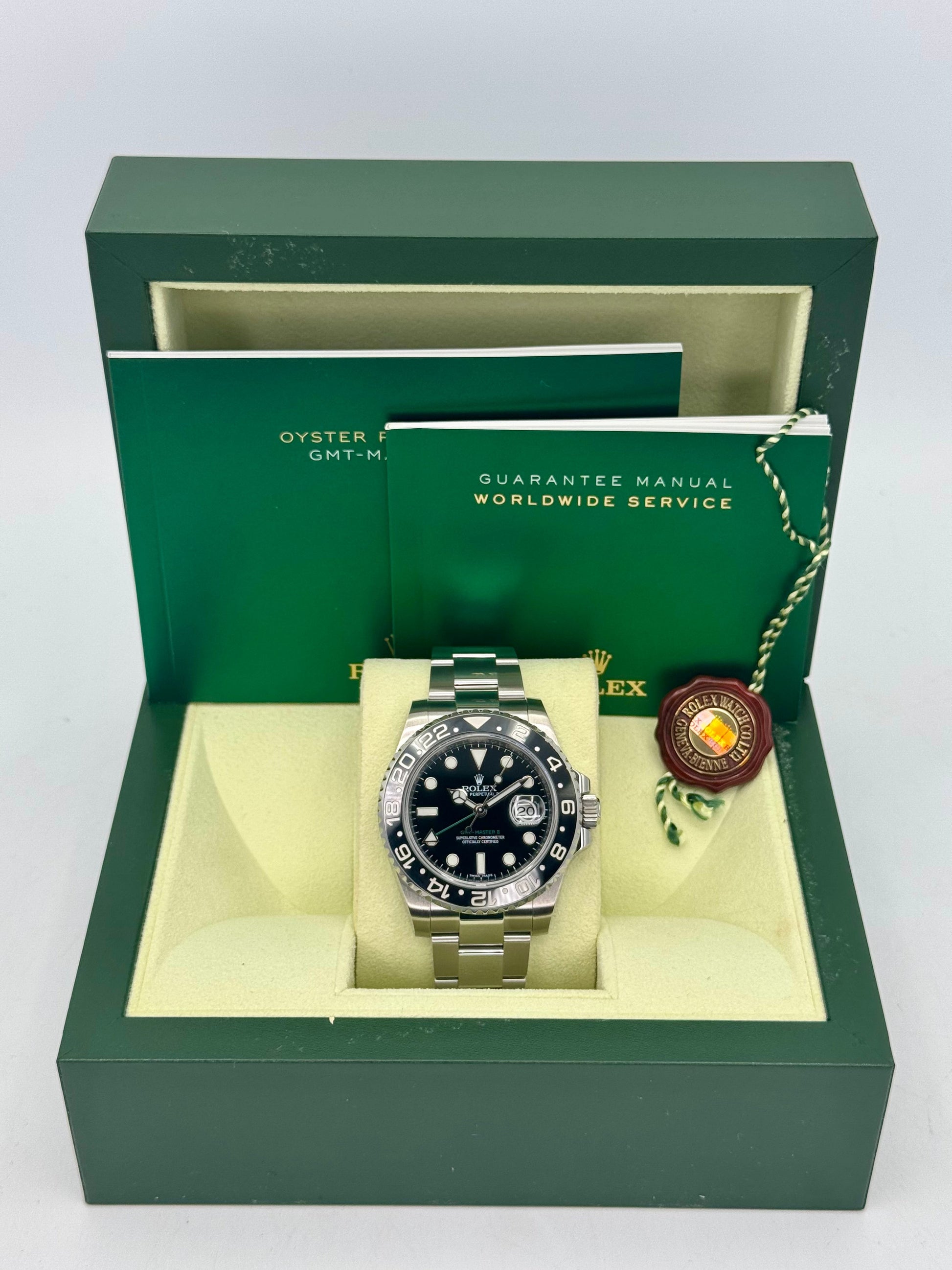 Rolex GMT-Master II 40mm 116710LN Stainless Steel Black Dial - MyWatchLLC