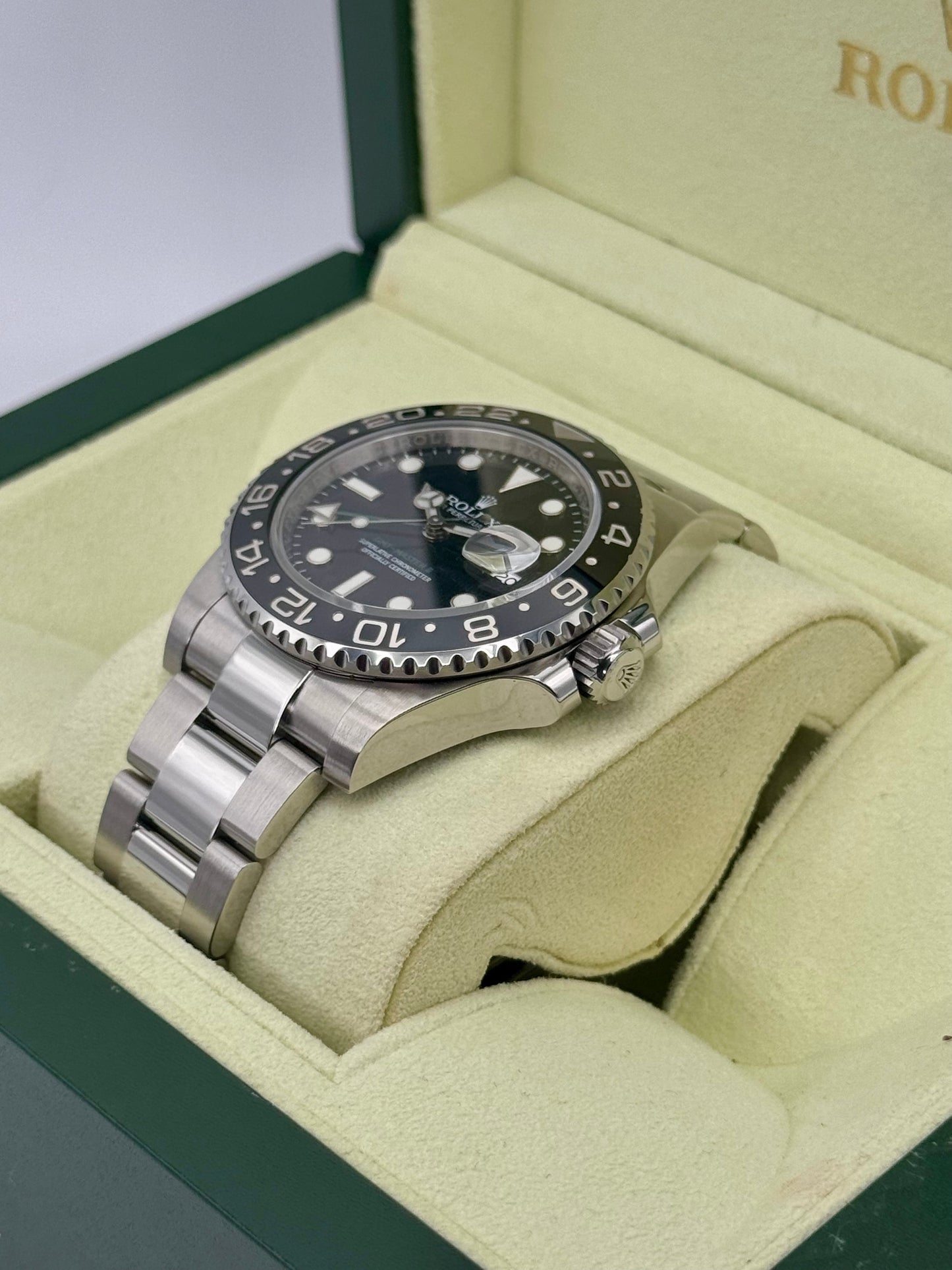 Rolex GMT-Master II 40mm 116710LN Stainless Steel Black Dial - MyWatchLLC