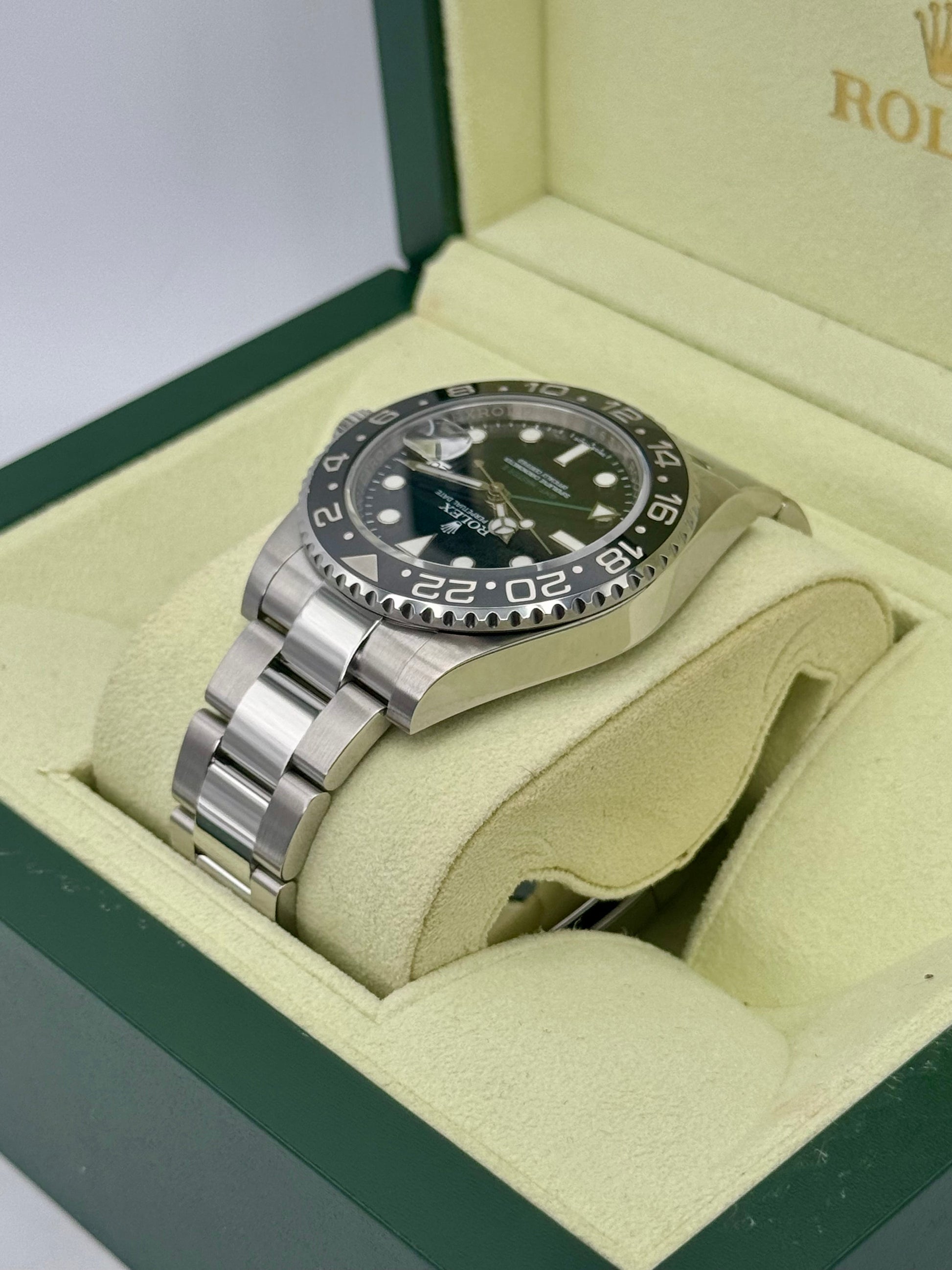 Rolex GMT-Master II 40mm 116710LN Stainless Steel Black Dial - MyWatchLLC