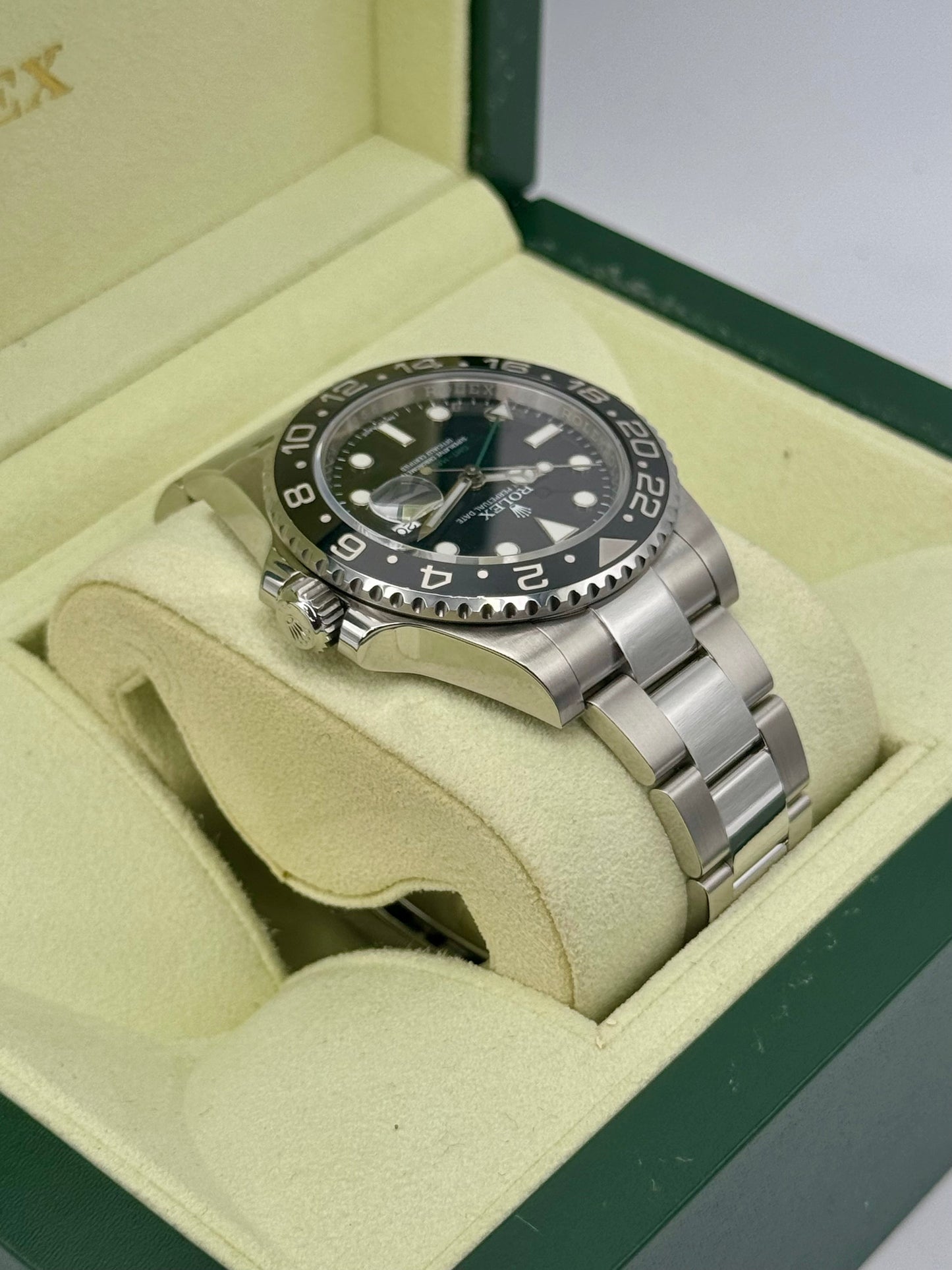 Rolex GMT-Master II 40mm 116710LN Stainless Steel Black Dial - MyWatchLLC