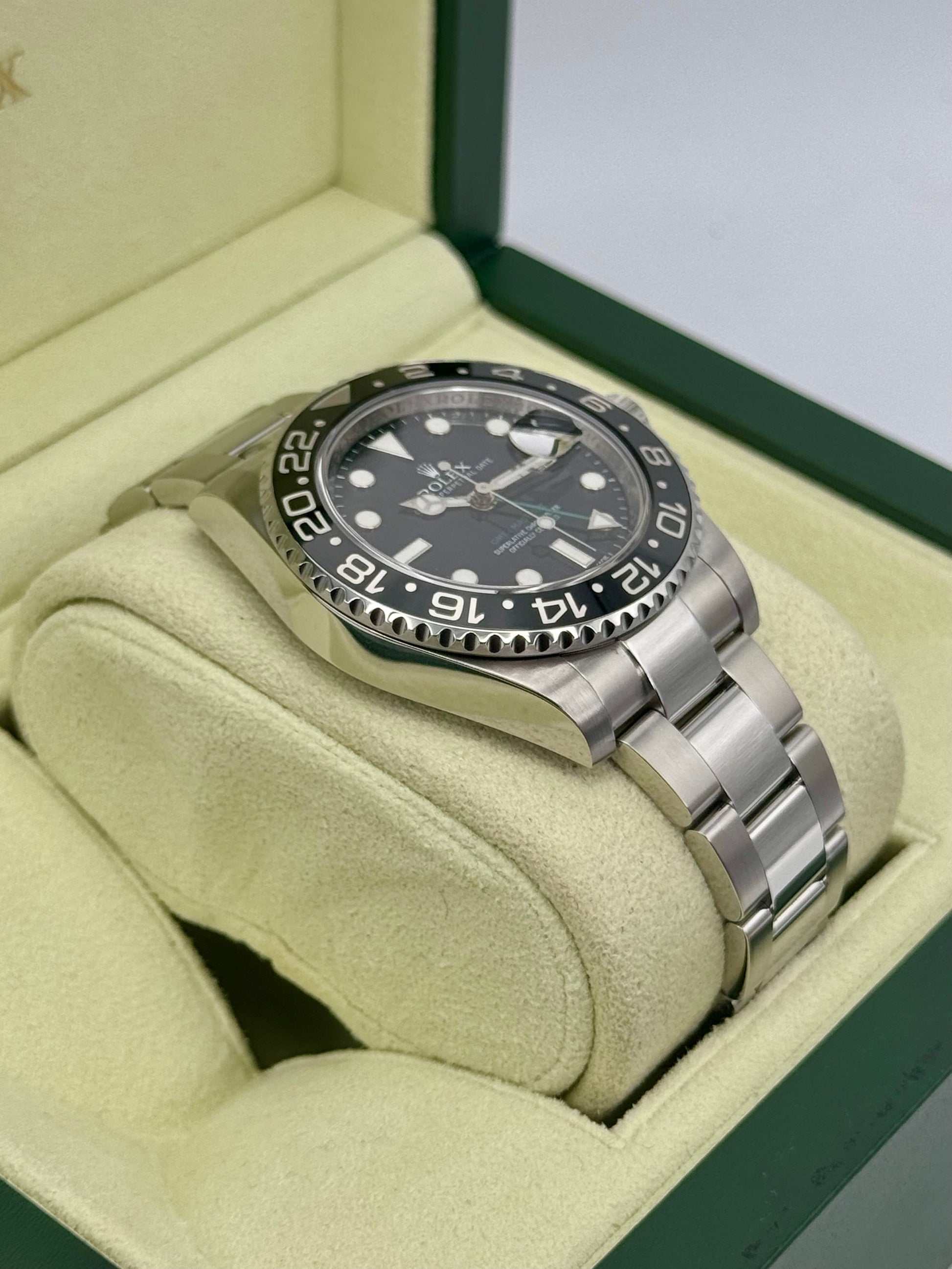 2012 Rolex GMT-Master II 40mm 116710LN Stainless Steel Black Dial - MyWatchLLC