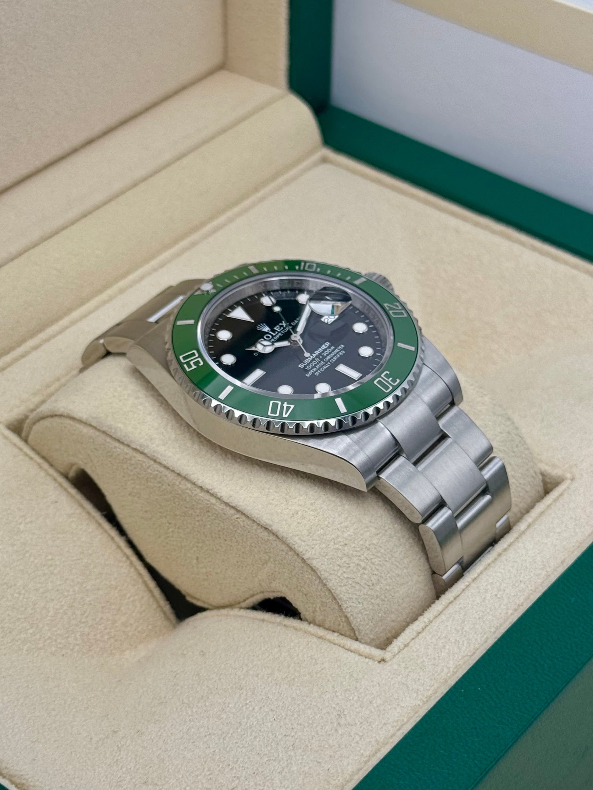 NEW 2024 Rolex Submariner "Starbucks" 41mm 126610LV Black Dial - MyWatchLLC