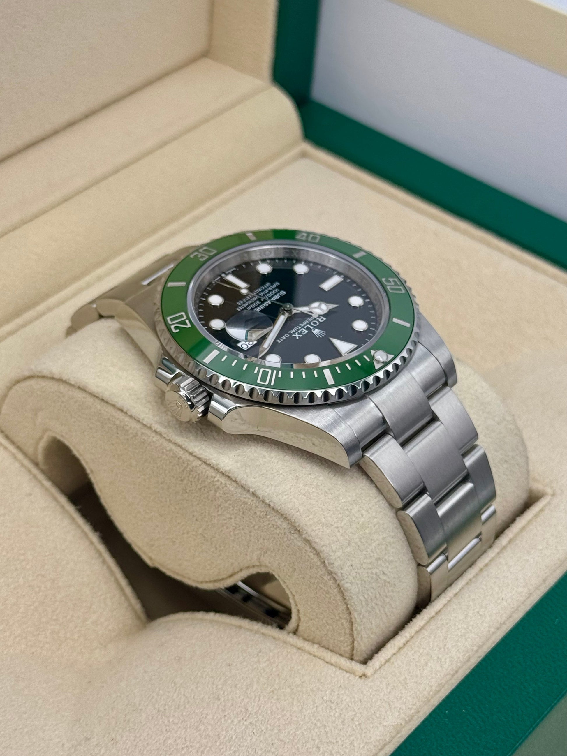 NEW 2024 Rolex Submariner "Starbucks" 41mm 126610LV Black Dial - MyWatchLLC