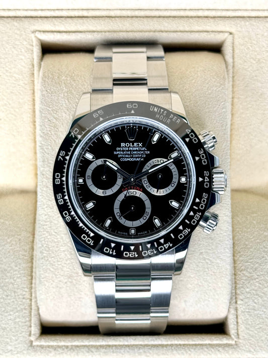 Rolex Daytona 40mm 116500LN Stainless Steel Black Dial - MyWatchLLC