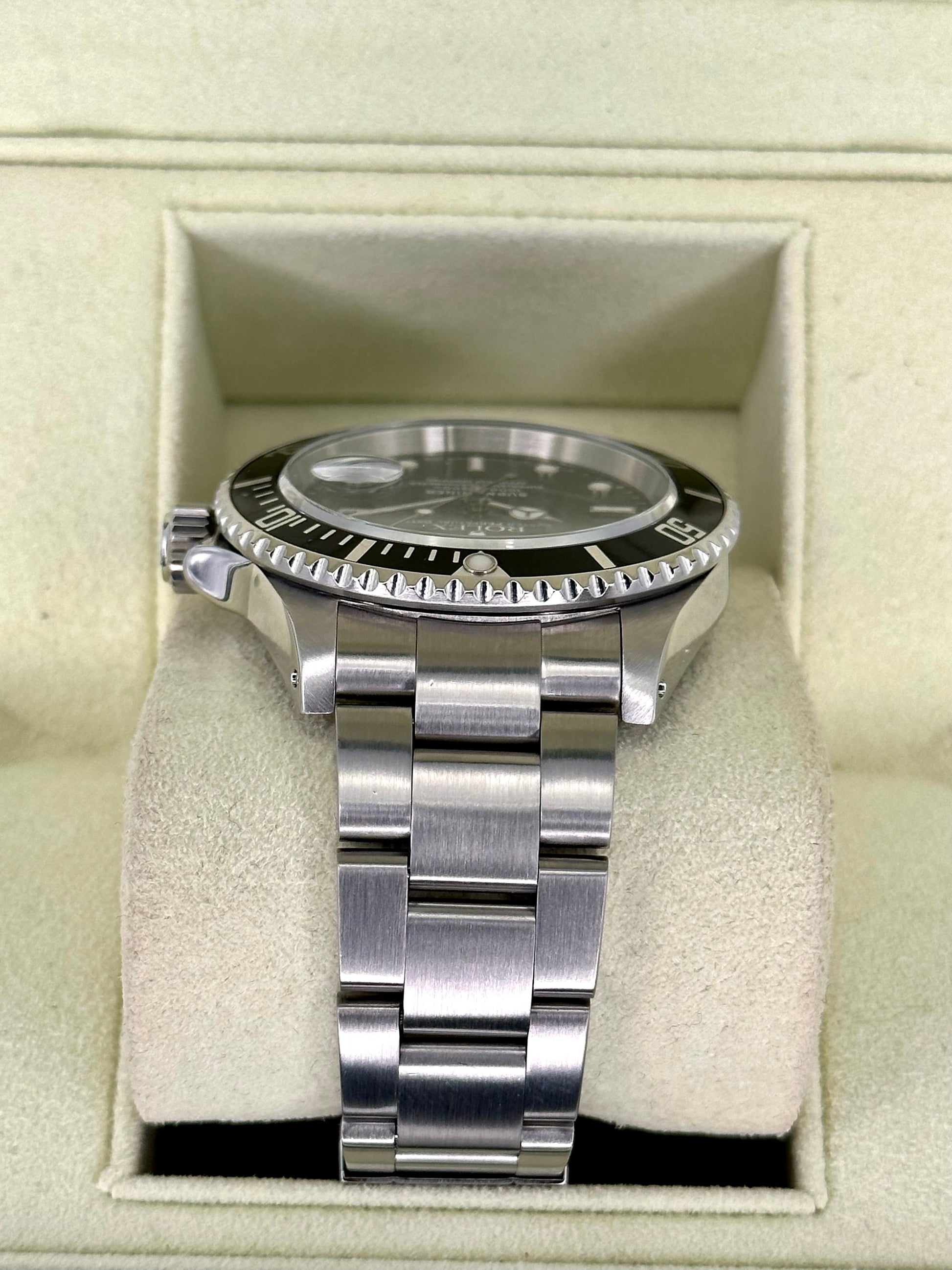 2002 Rolex Submariner Date 40mm 16610 Stainless Steel Black Dial - MyWatchLLC