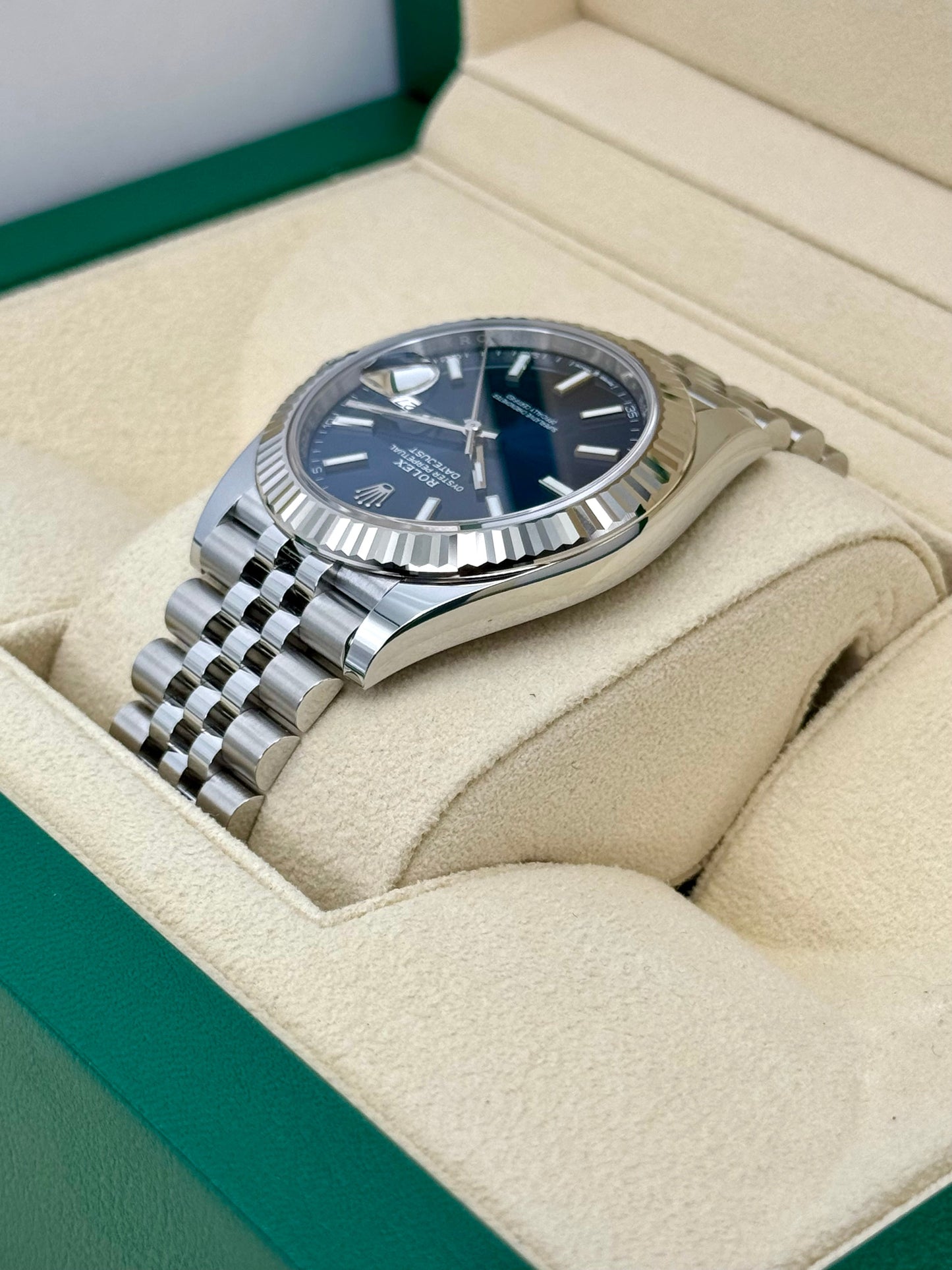 NEW 2025 Rolex Datejust 41mm 126334 Stainless Steel Jubilee Blue Dial - MyWatchLLC