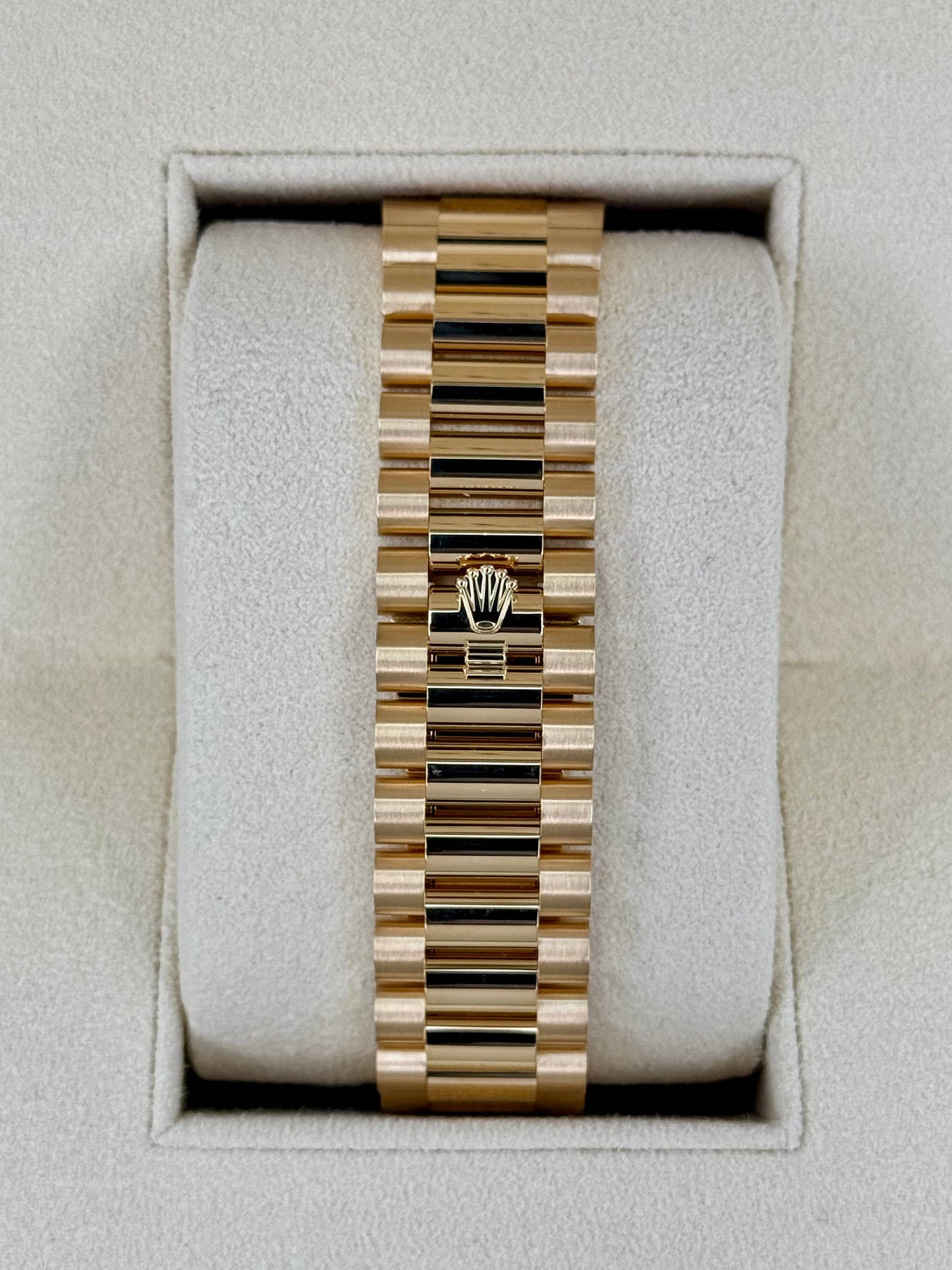 NEW 2024 Rolex Day-Date 40mm 228238 Black Diamond Baguette Dial - MyWatchLLC