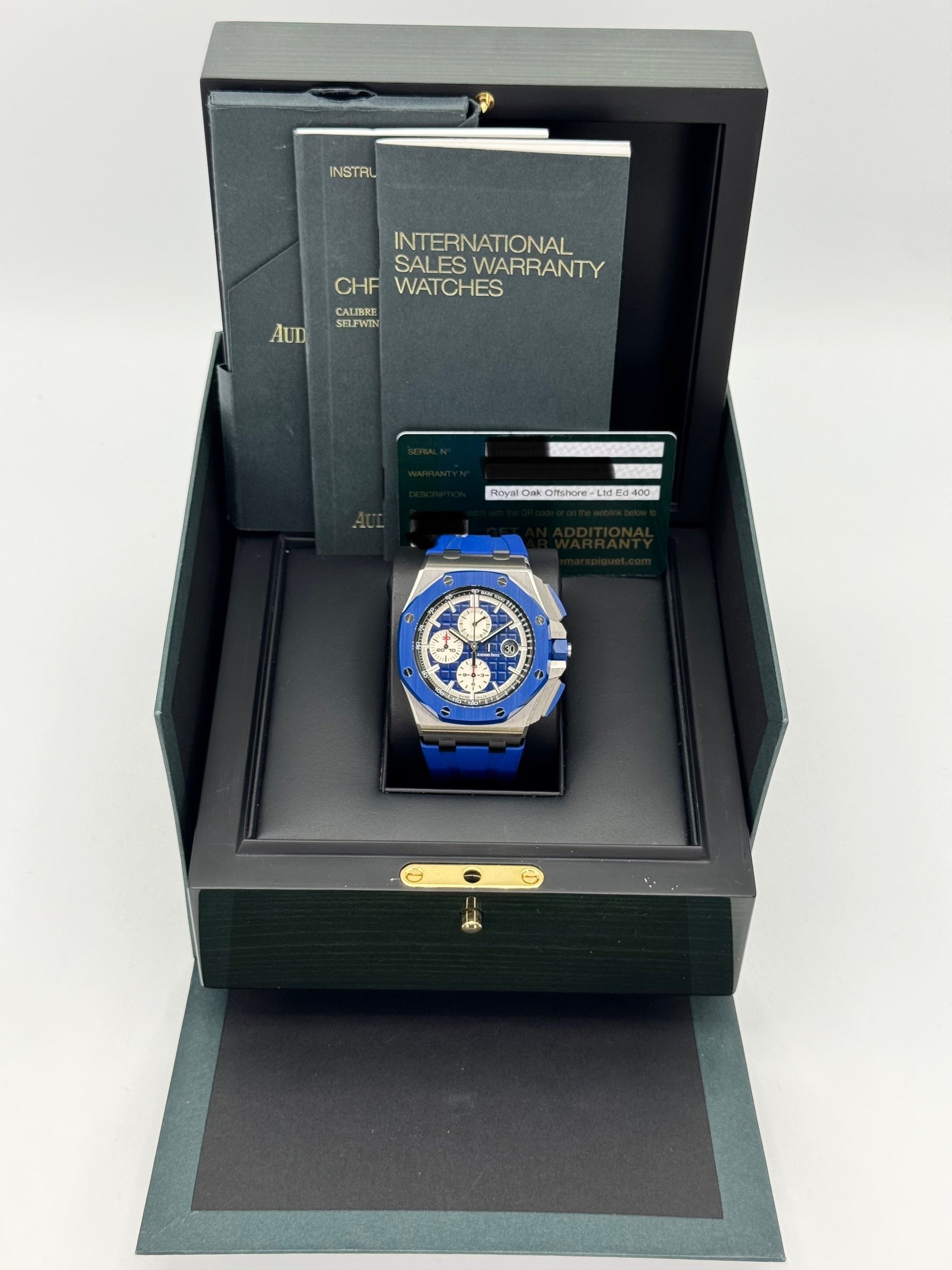 2019 Audemars Piguet Royal Oak Offshore 44mm 26400SO Blue Ceramic - MyWatchLLC