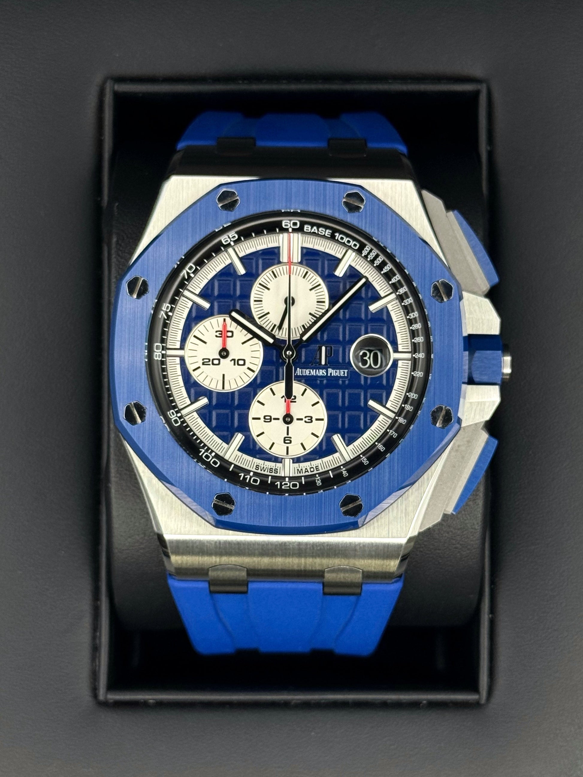 2019 Audemars Piguet Royal Oak Offshore 44mm 26400SO Blue Ceramic - MyWatchLLC