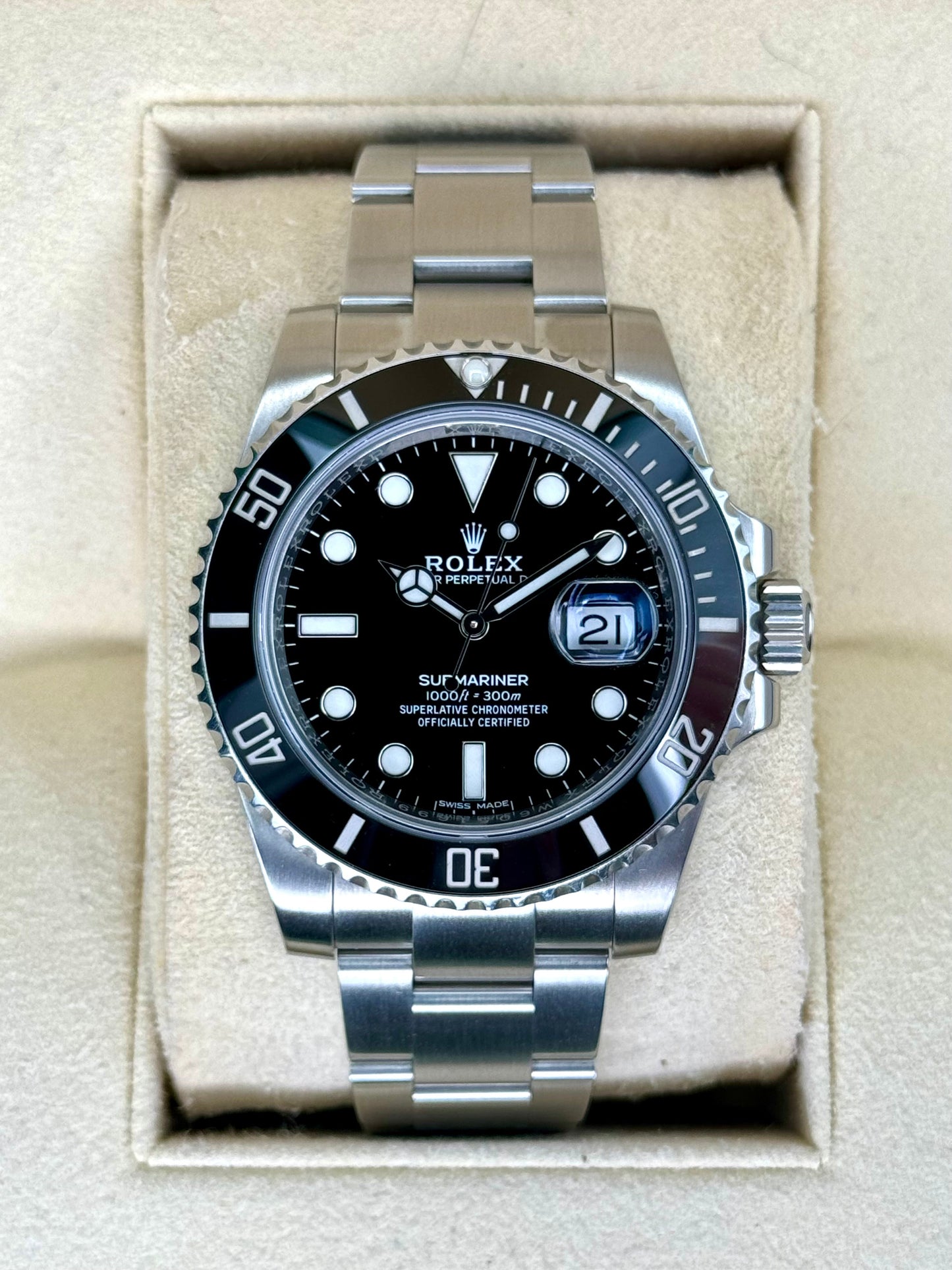 2020 Rolex Submariner 40mm 116610LN Stainless Steel Black Dial - MyWatchLLC