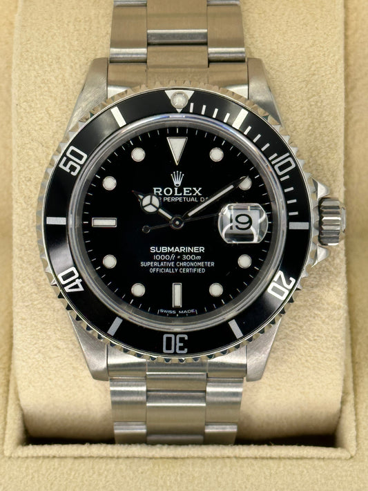 1991 Rolex Submariner Date 40mm 16610 with RSC Card - MyWatchLLC