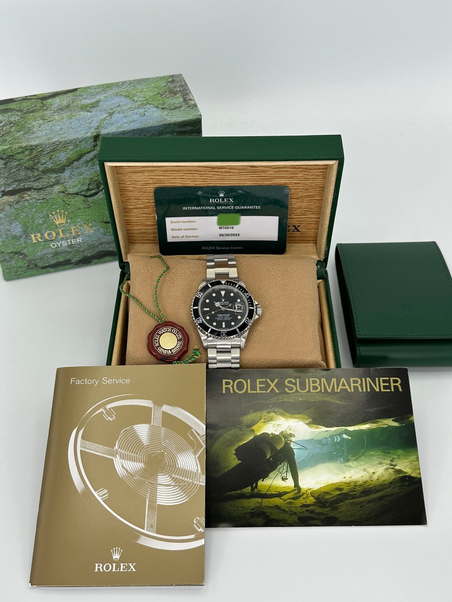 1991 Rolex Submariner Date 40mm 16610 with RSC Card - MyWatchLLC