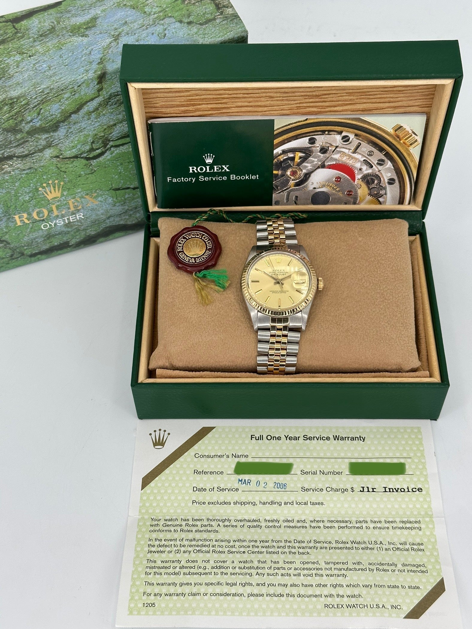 1987 Rolex Datejust 36mm 16013 Champagne Dial - MyWatchLLC