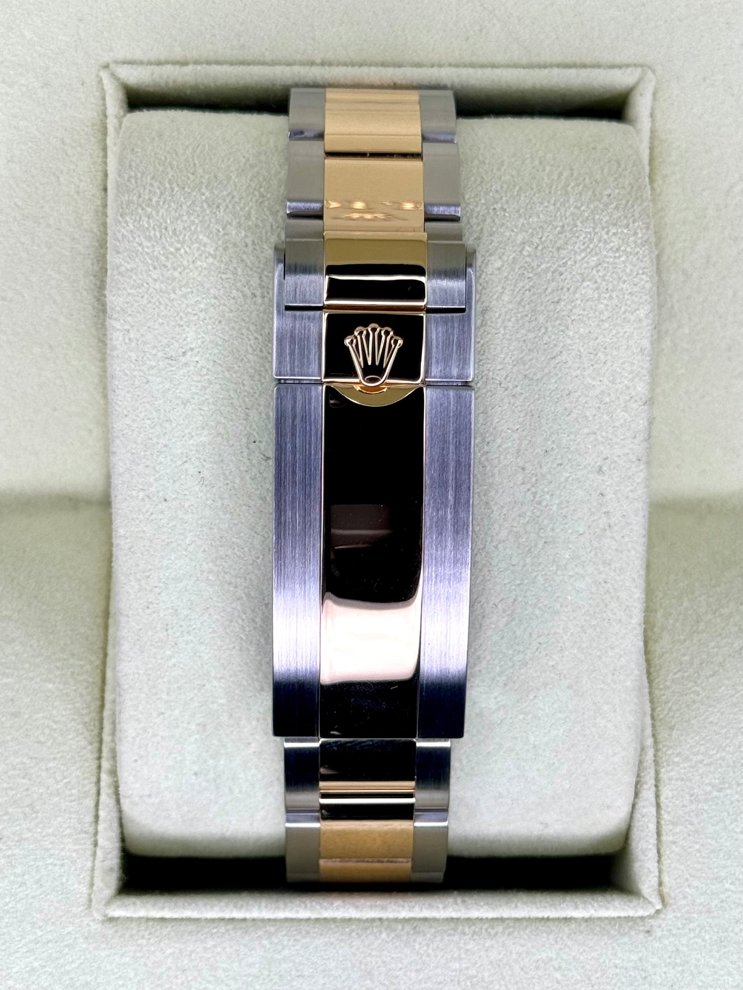 2010 Rolex Submariner "Bluesy" 40mm 116613LB Two-Tone Flat Blue Dial - MyWatchLLC