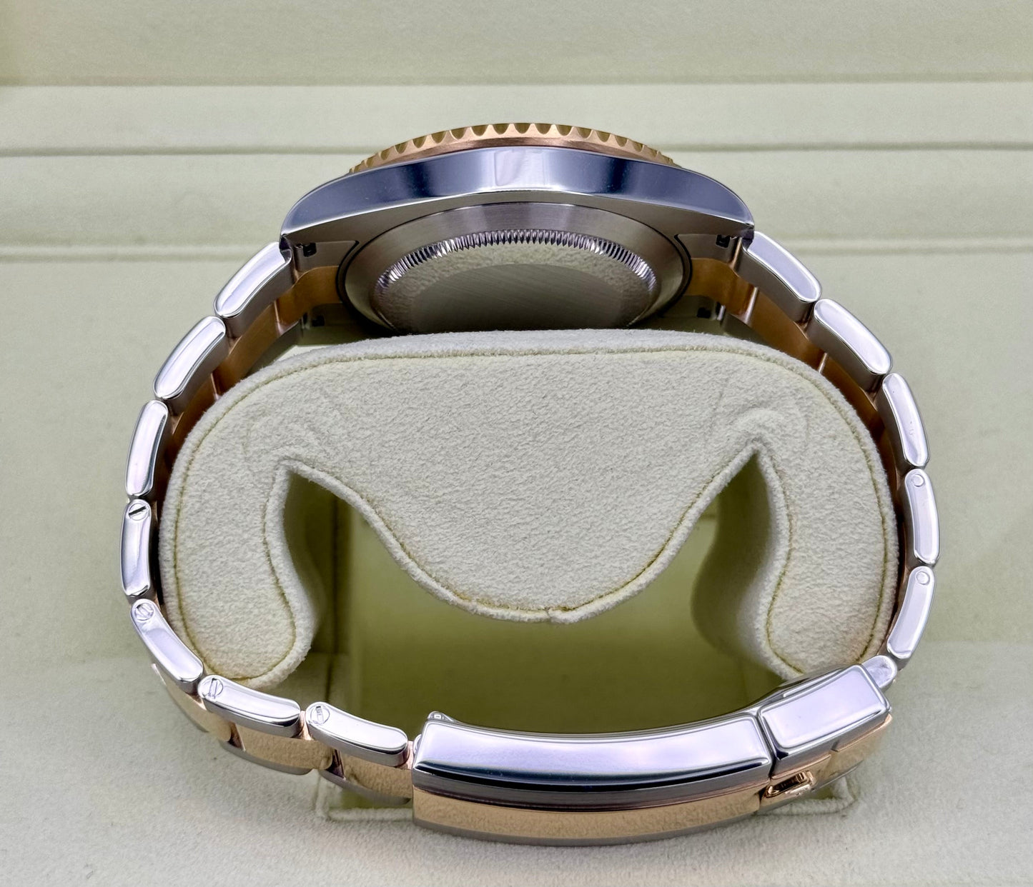 2010 Rolex Submariner "Bluesy" 40mm 116613LB Two-Tone Flat Blue Dial - MyWatchLLC