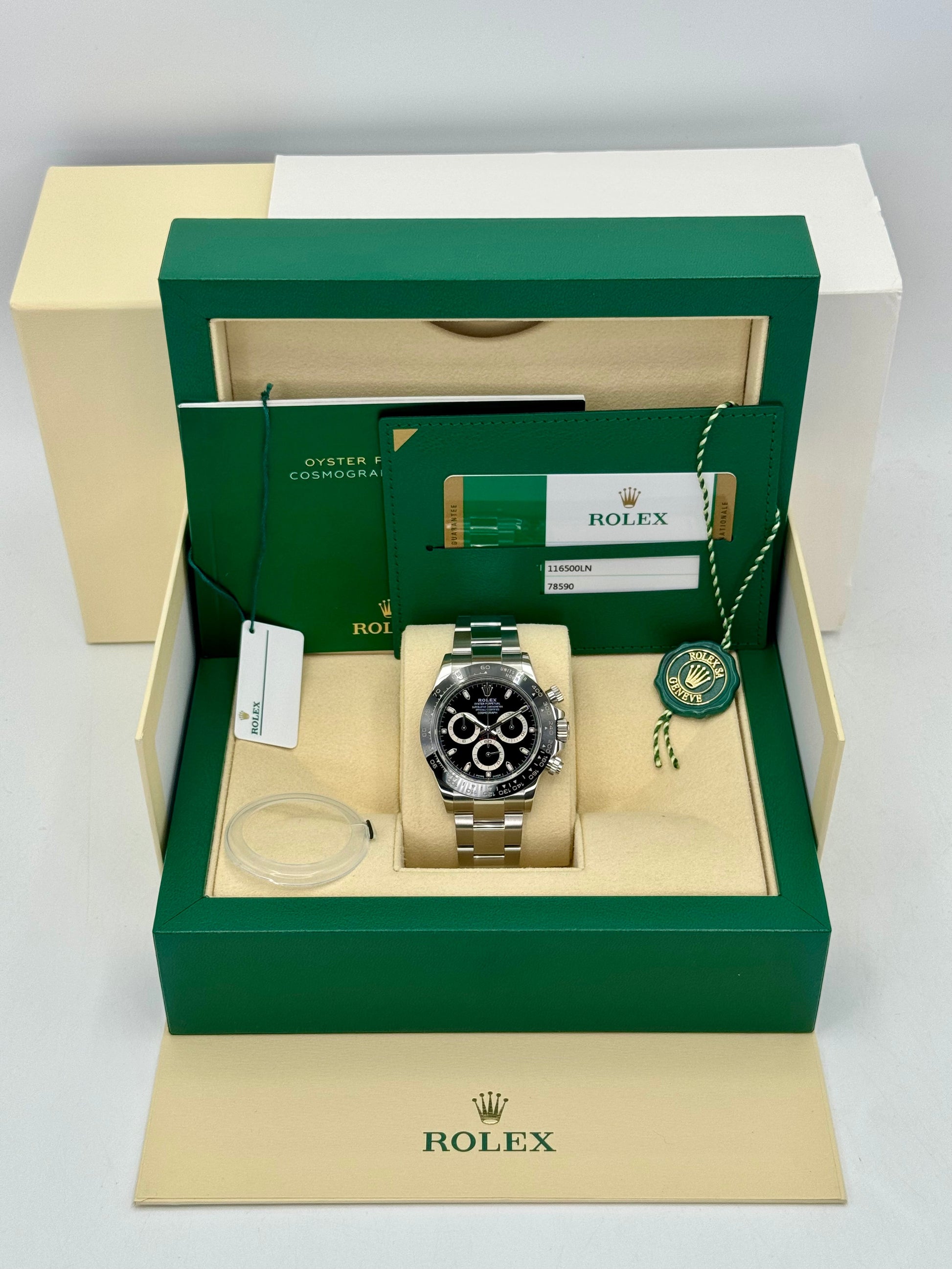2019 Rolex Daytona 40mm 116500LN Stainless Steel Black Dial - MyWatchLLC
