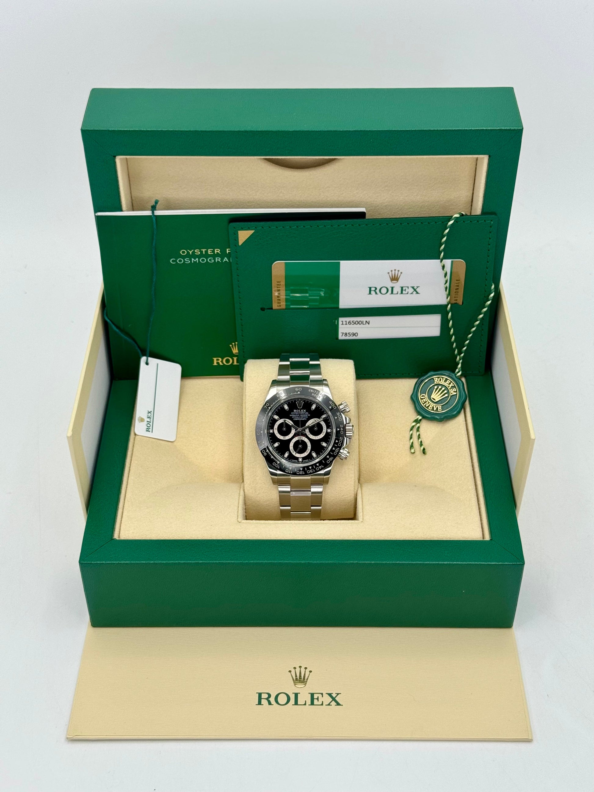 2019 Rolex Daytona 40mm 116500LN Stainless Steel Black Dial - MyWatchLLC