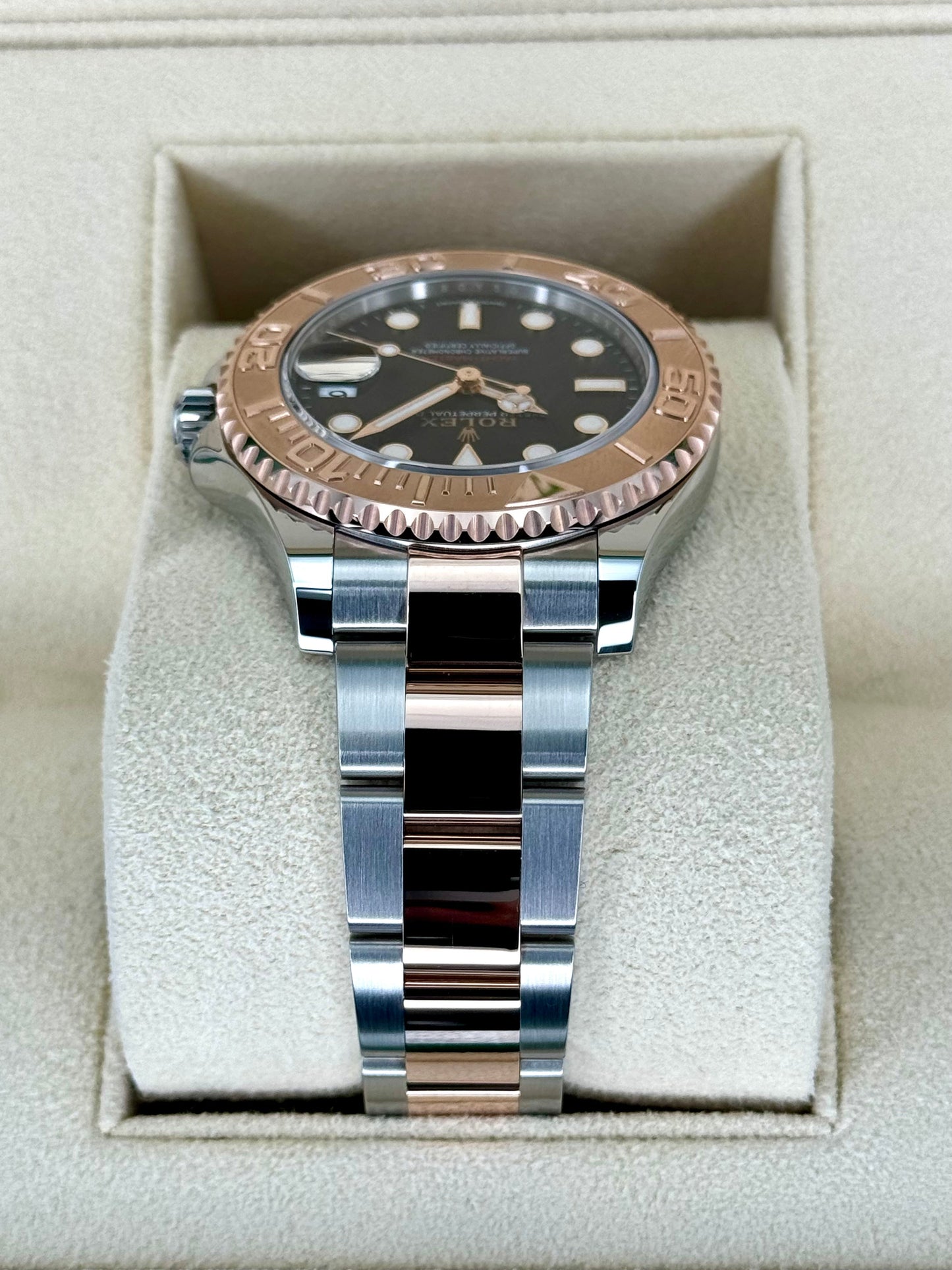 NEW 2023 Rolex Yacht-Master 37mm 268621 Black Dial - MyWatchLLC