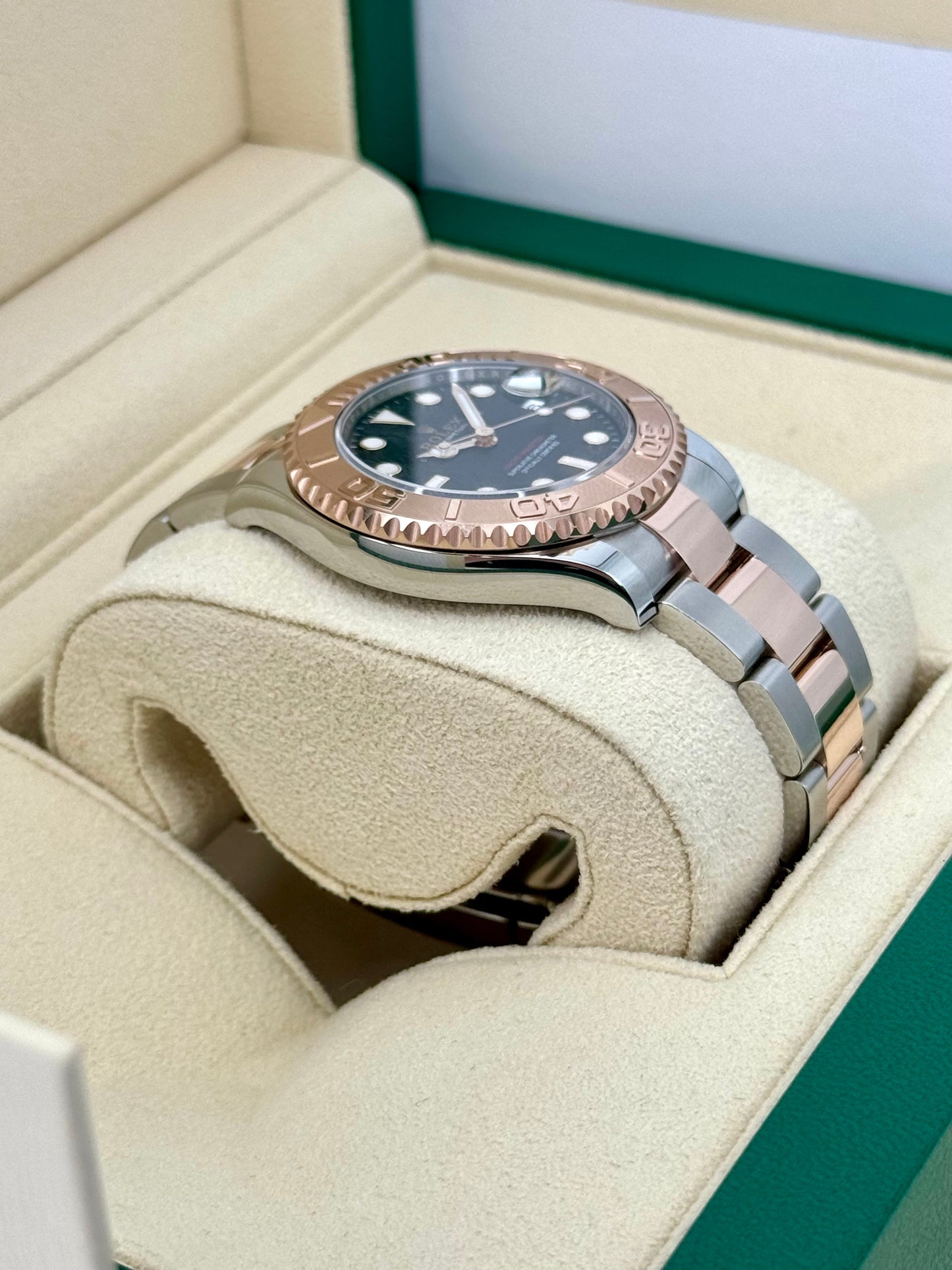 NEW 2023 Rolex Yacht-Master 37mm 268621 Black Dial - MyWatchLLC