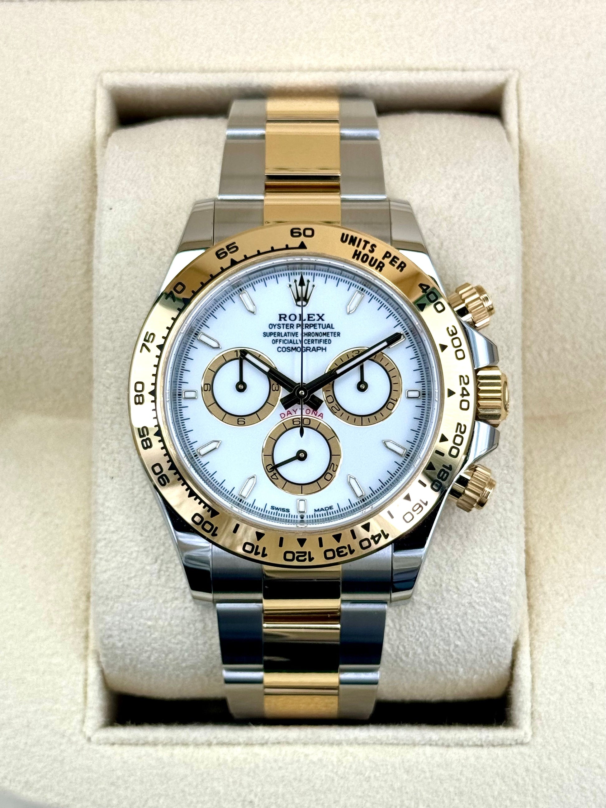 NEW 2024 Rolex Daytona 40mm 126503 Two-Tone White Dial - MyWatchLLC