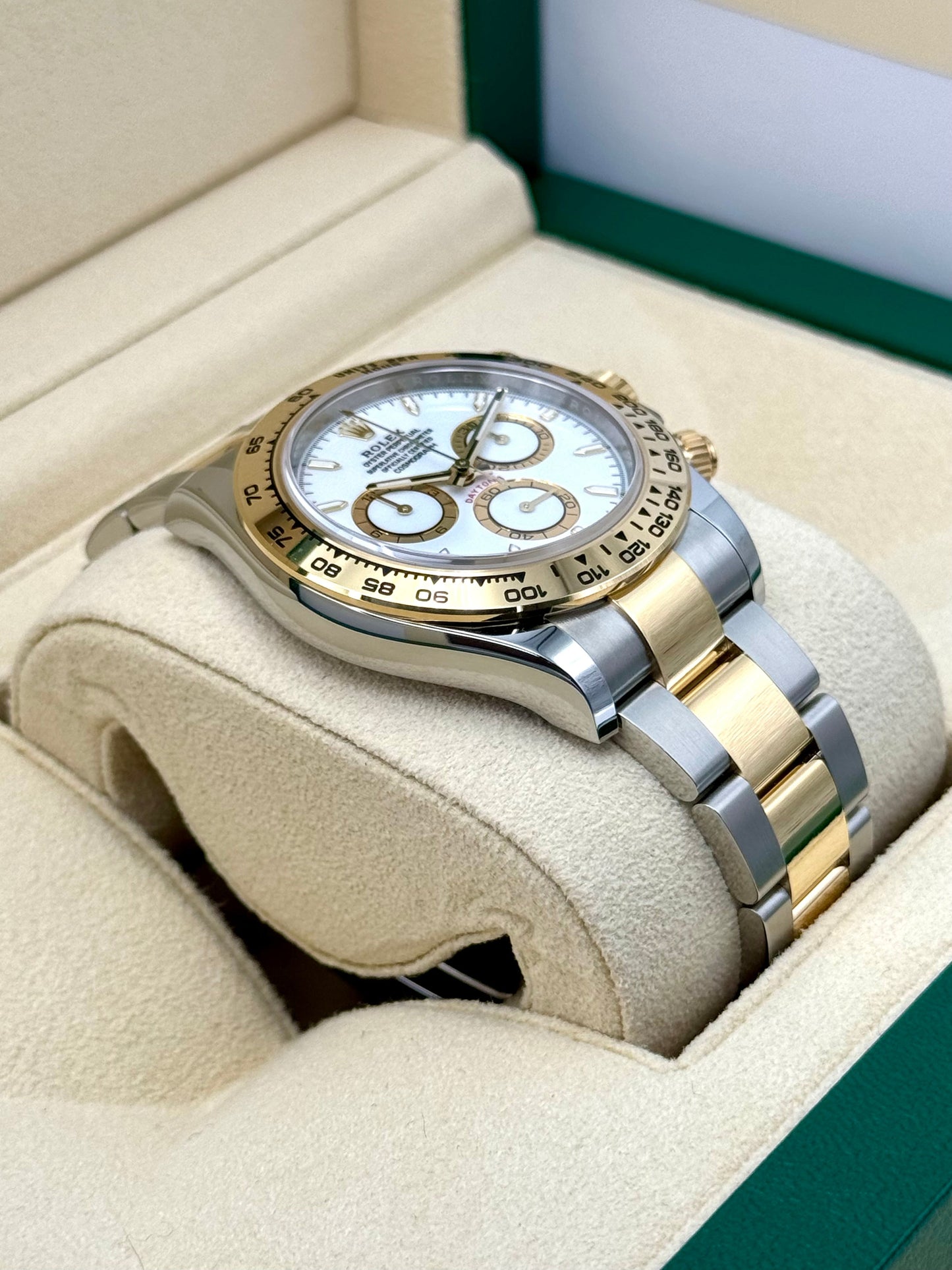 NEW 2024 Rolex Daytona 40mm 126503 Two-Tone White Dial - MyWatchLLC